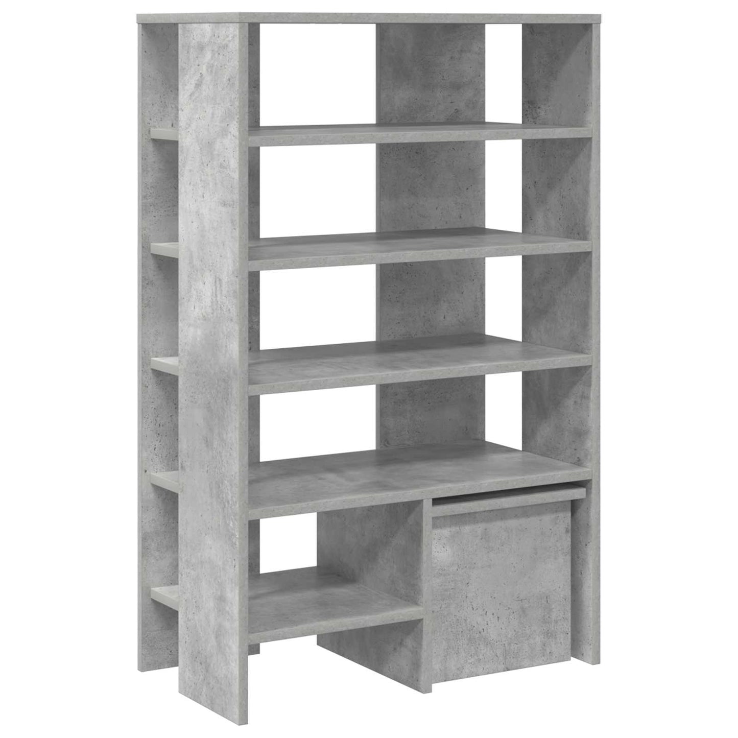 Sko skab 2 stk. 62 x 35 x 100 cm Konstrueret træ Betongrå