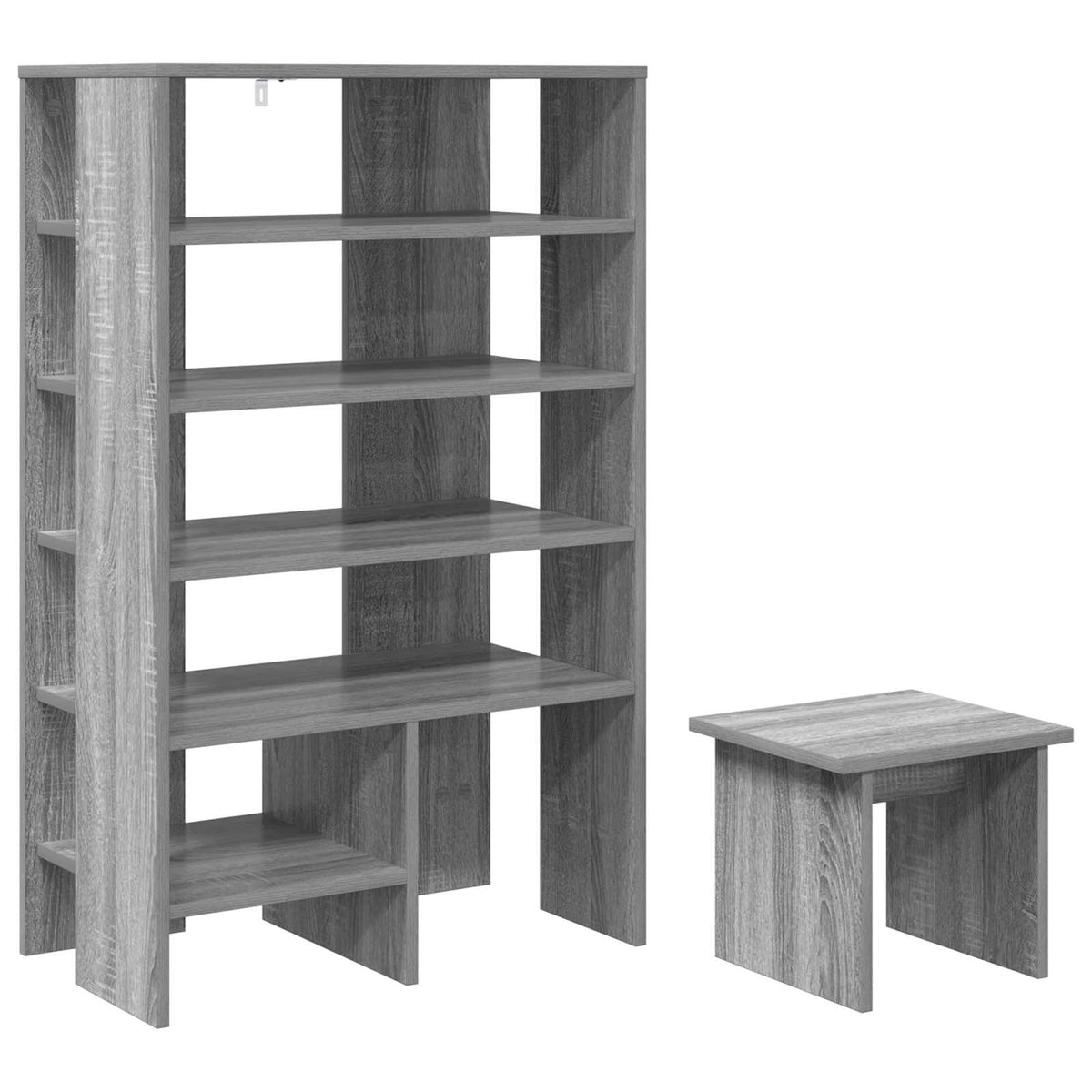 Sko skab 2 stk. 62 x 35 x 100 cm Konstrueret træ Grå Sonoma
