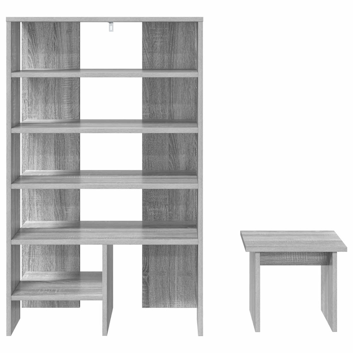 Sko skab 2 stk. 62 x 35 x 100 cm Konstrueret træ Grå Sonoma
