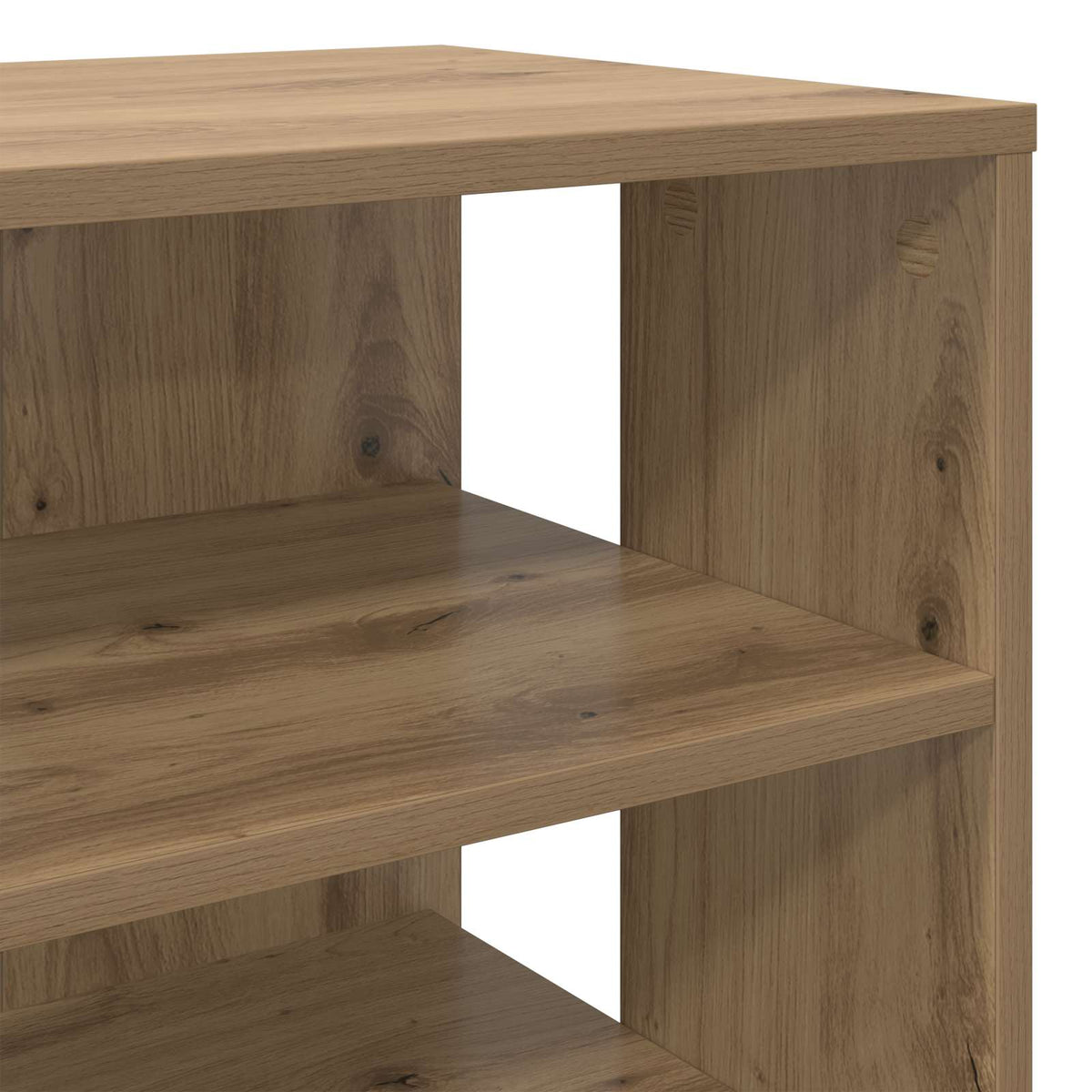 Sko skab 2 stk. 62 x 35 x 100 cm Konstrueret træ Artisan-eg