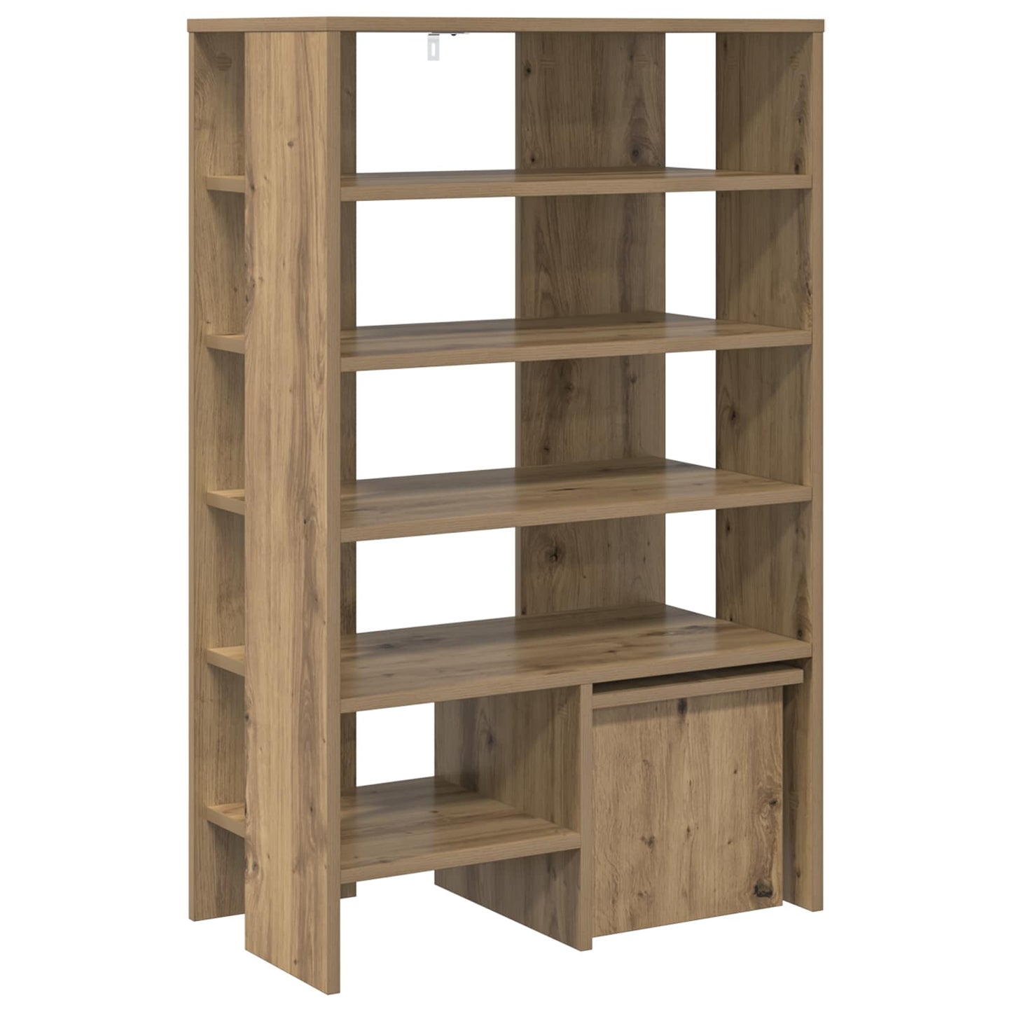 Sko skab 2 stk. 62 x 35 x 100 cm Konstrueret træ Artisan-eg