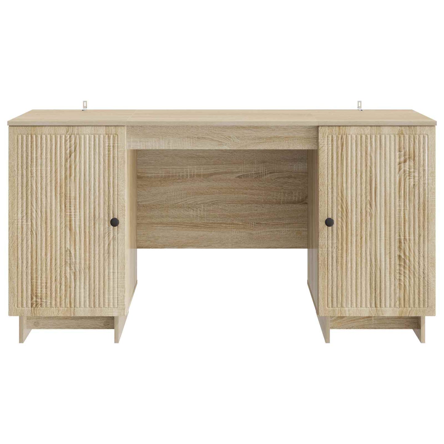 Bord Sonoma-eg Konstrueret træ 142,5 x 50 x 75 cm