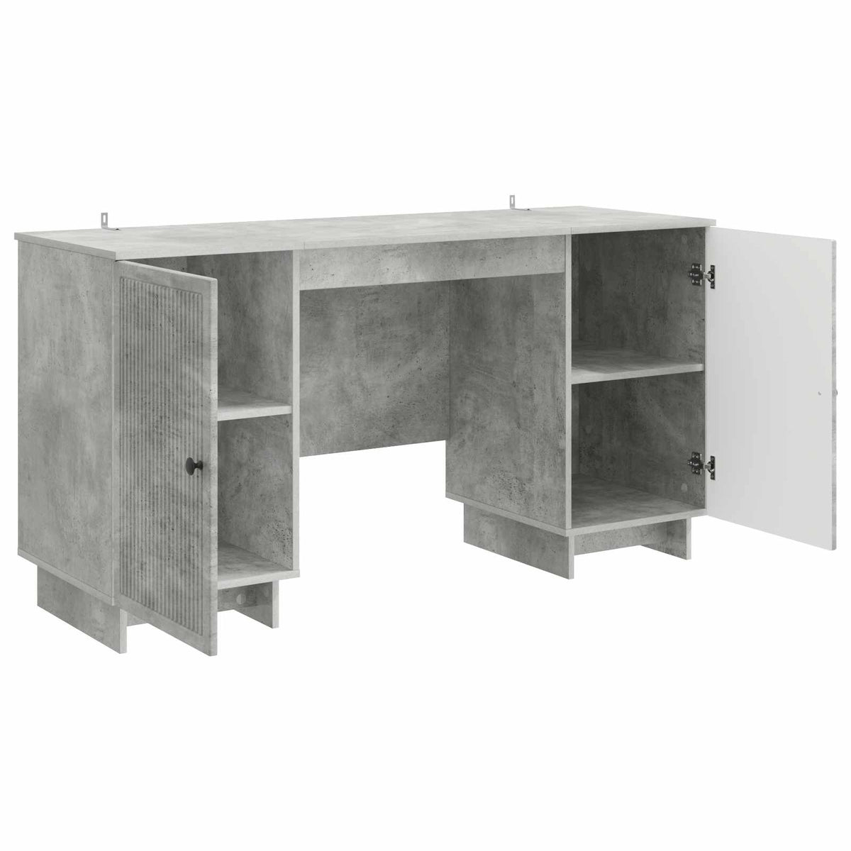Bord Betongrå Konstrueret træ 142,5 x 50 x 75 cm