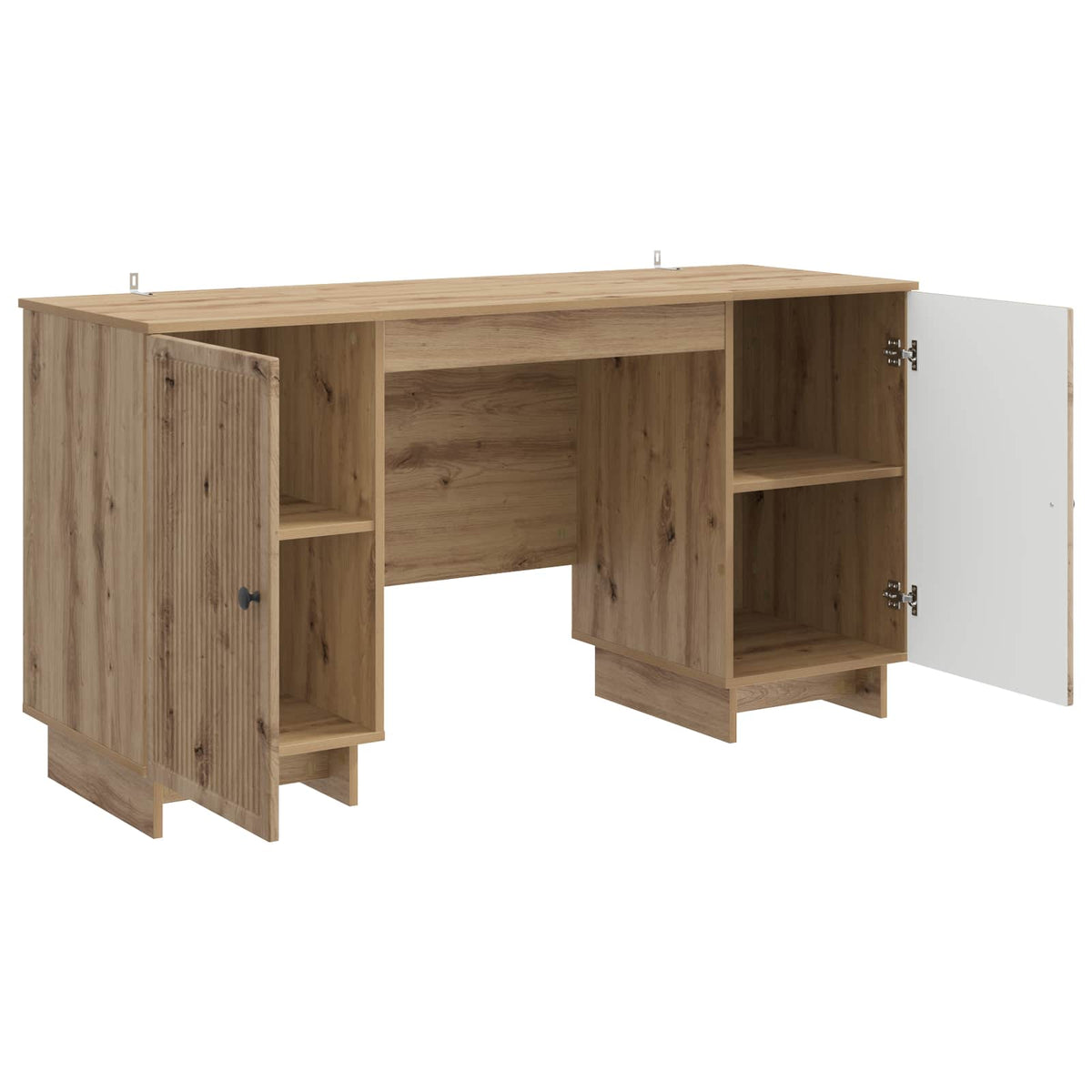 Bord Artisan-eg Konstrueret træ 142,5 x 50 x 75 cm