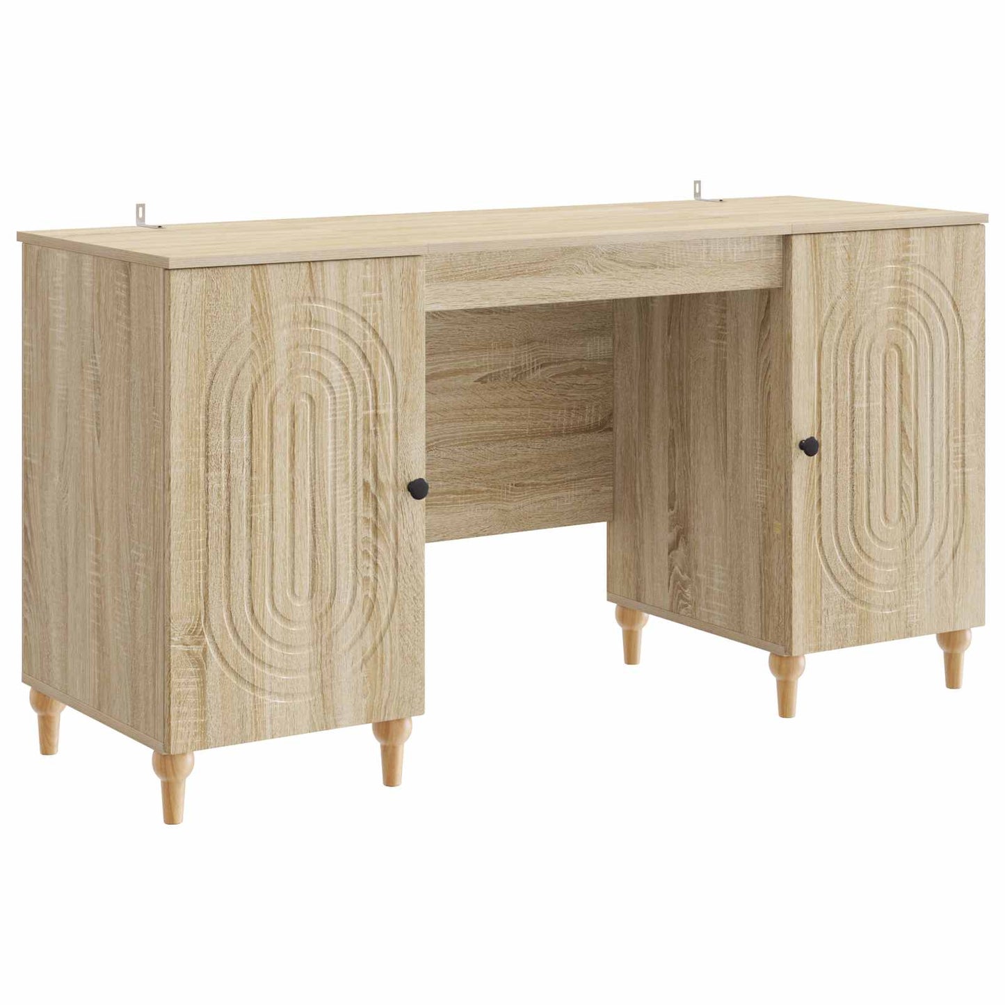 Bord Sonoma-eg 142,5 x 50 x 75 cm Konstrueret træ