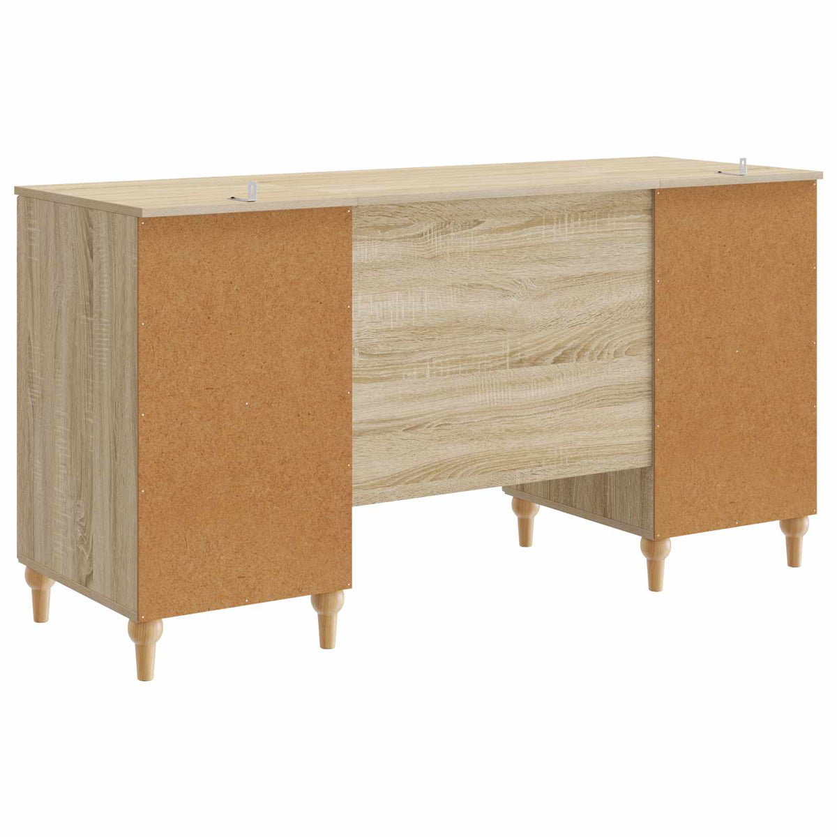 Bord Sonoma-eg 142,5 x 50 x 75 cm Konstrueret træ