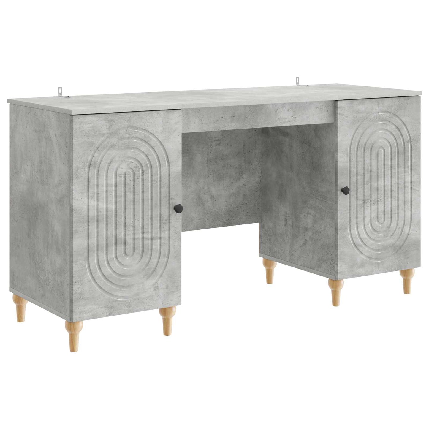 Bord Betongrå 142,5 x 50 x 75 cm Konstrueret træ