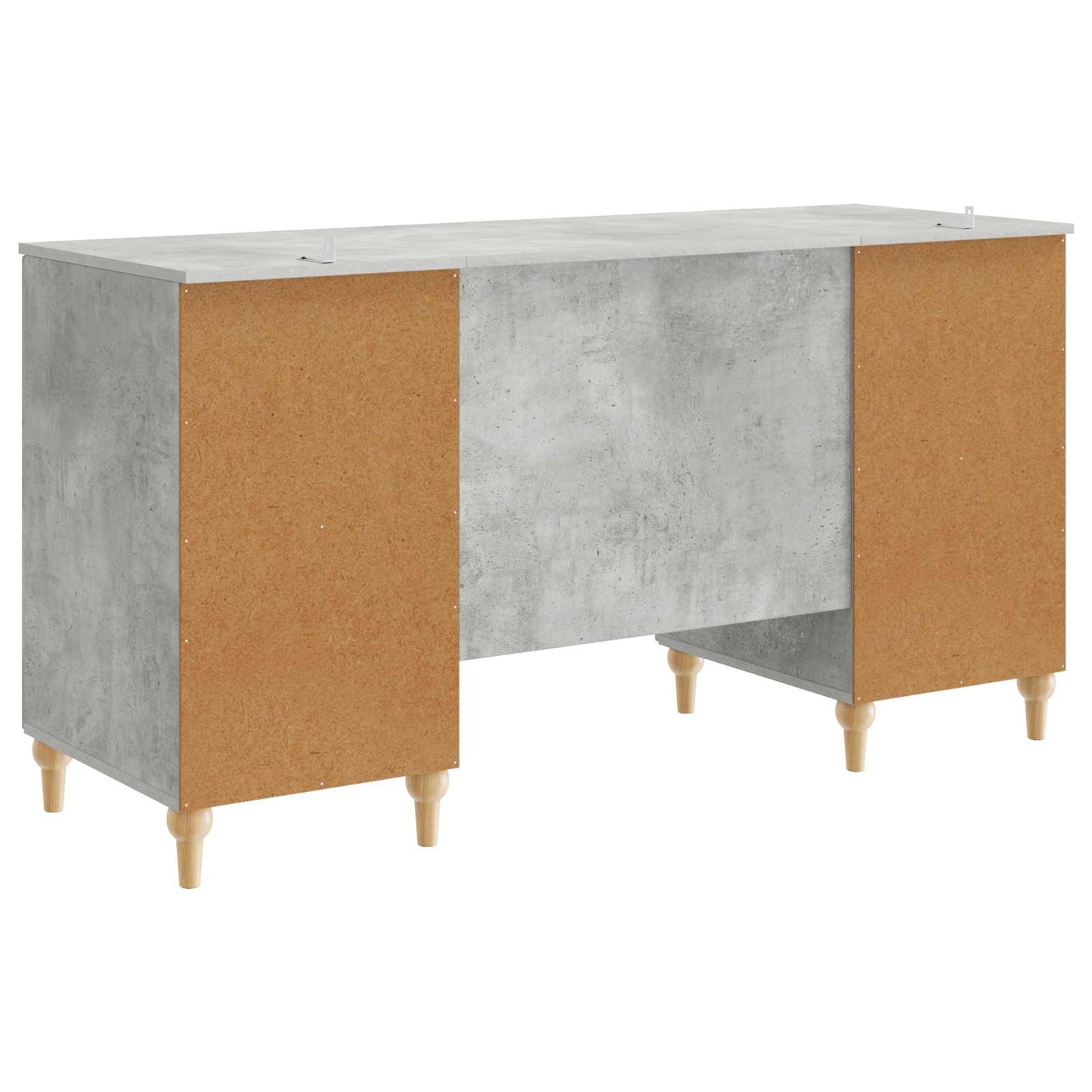 Bord Betongrå 142,5 x 50 x 75 cm Konstrueret træ