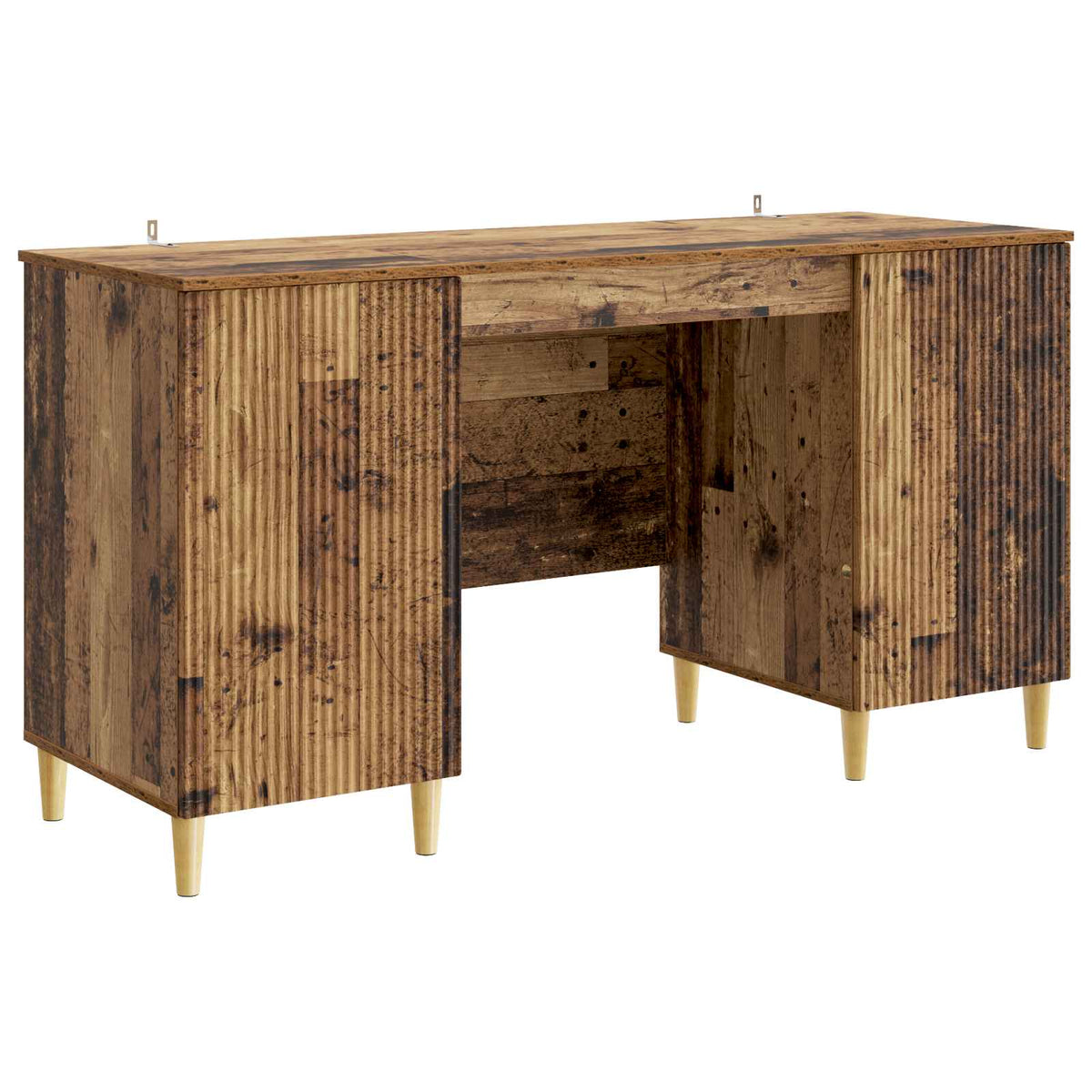 Bord med hylde Gammelt træ 142,5 x 50 x 75 cm Konstrueret træ