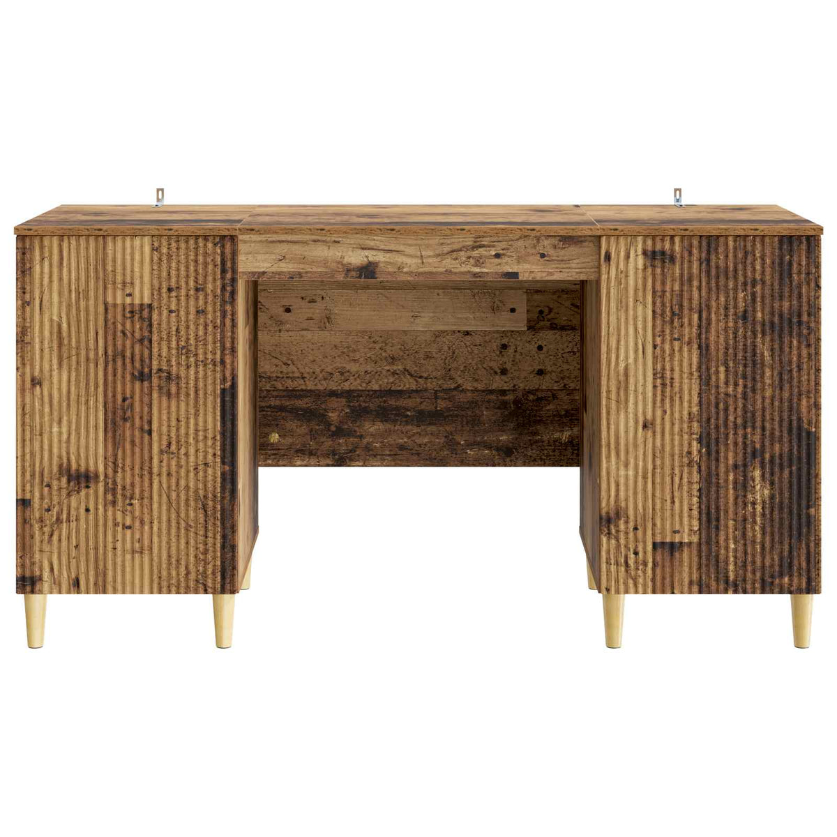 Bord med hylde Gammelt træ 142,5 x 50 x 75 cm Konstrueret træ