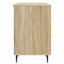 Bord Sonoma-eg 142,5 x 50 x 75 cm Konstrueret træ