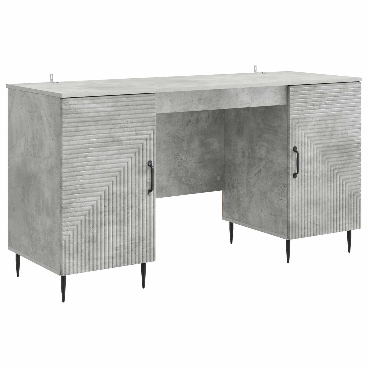 Bord Betongrå 142,5 x 50 x 75 cm Konstrueret træ