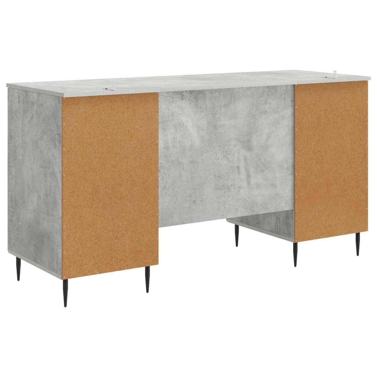 Bord Betongrå 142,5 x 50 x 75 cm Konstrueret træ