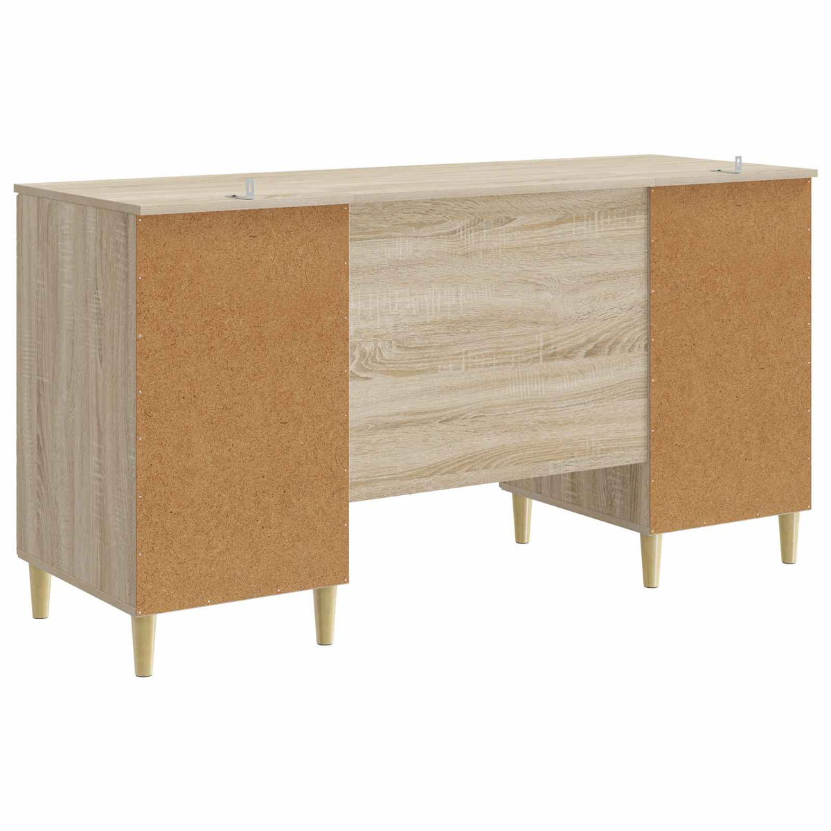 Bord Sonoma-eg 142,5 x 50 x 75 cm Konstrueret træ