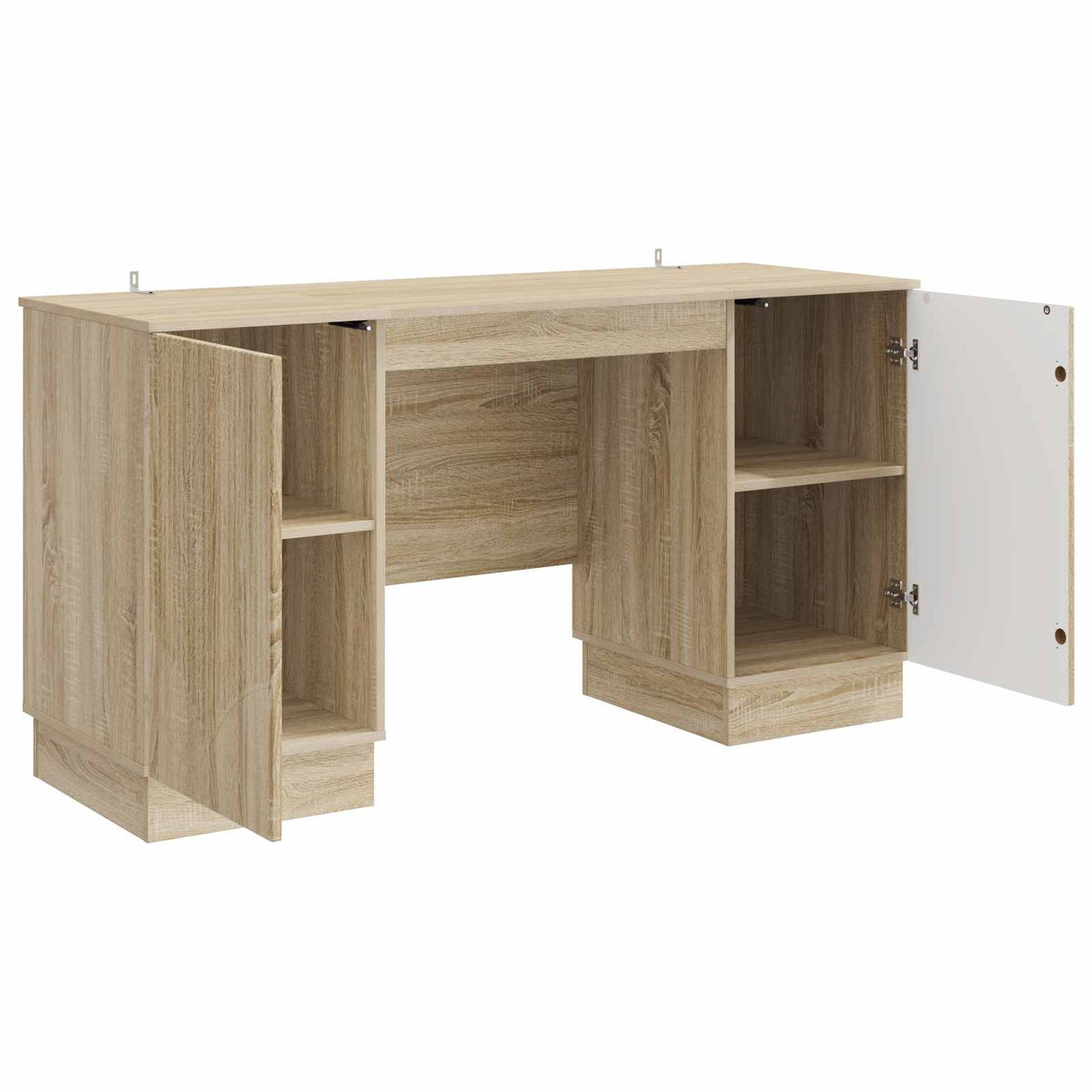 Bord Sonoma-eg 142,5 x 50 x 75 cm Konstrueret træ