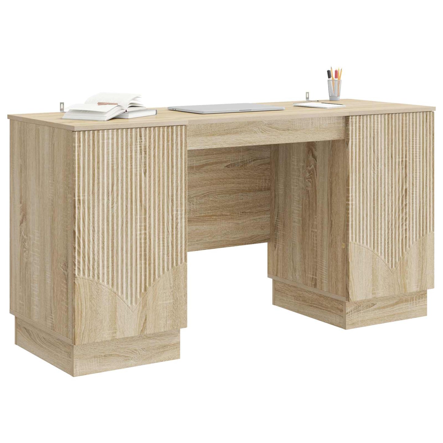 Bord Sonoma-eg 142,5 x 50 x 75 cm Konstrueret træ