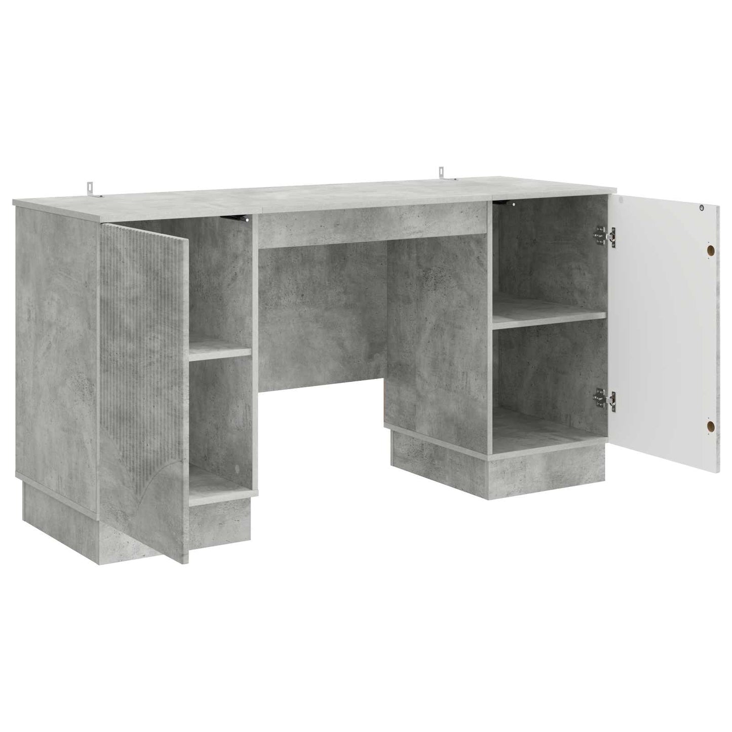 Bord Betongrå 142,5 x 50 x 75 cm Konstrueret træ