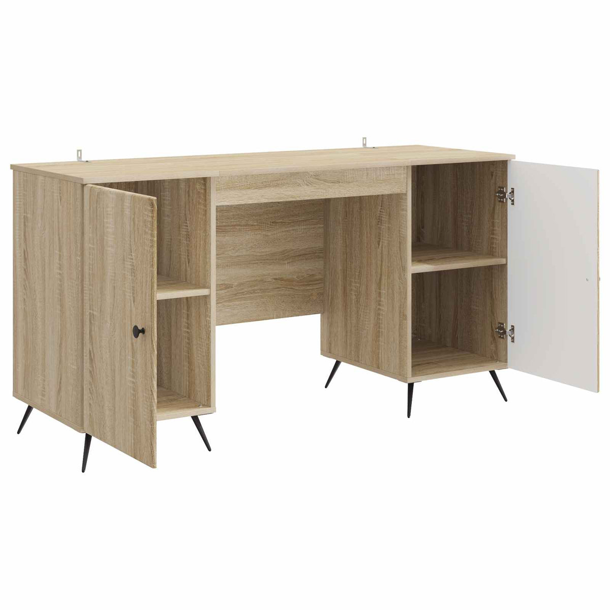 Bord Sonoma-eg 142,5 x 50 x 75 cm Konstrueret træ