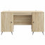 Bord Sonoma-eg 142,5 x 50 x 75 cm Konstrueret træ