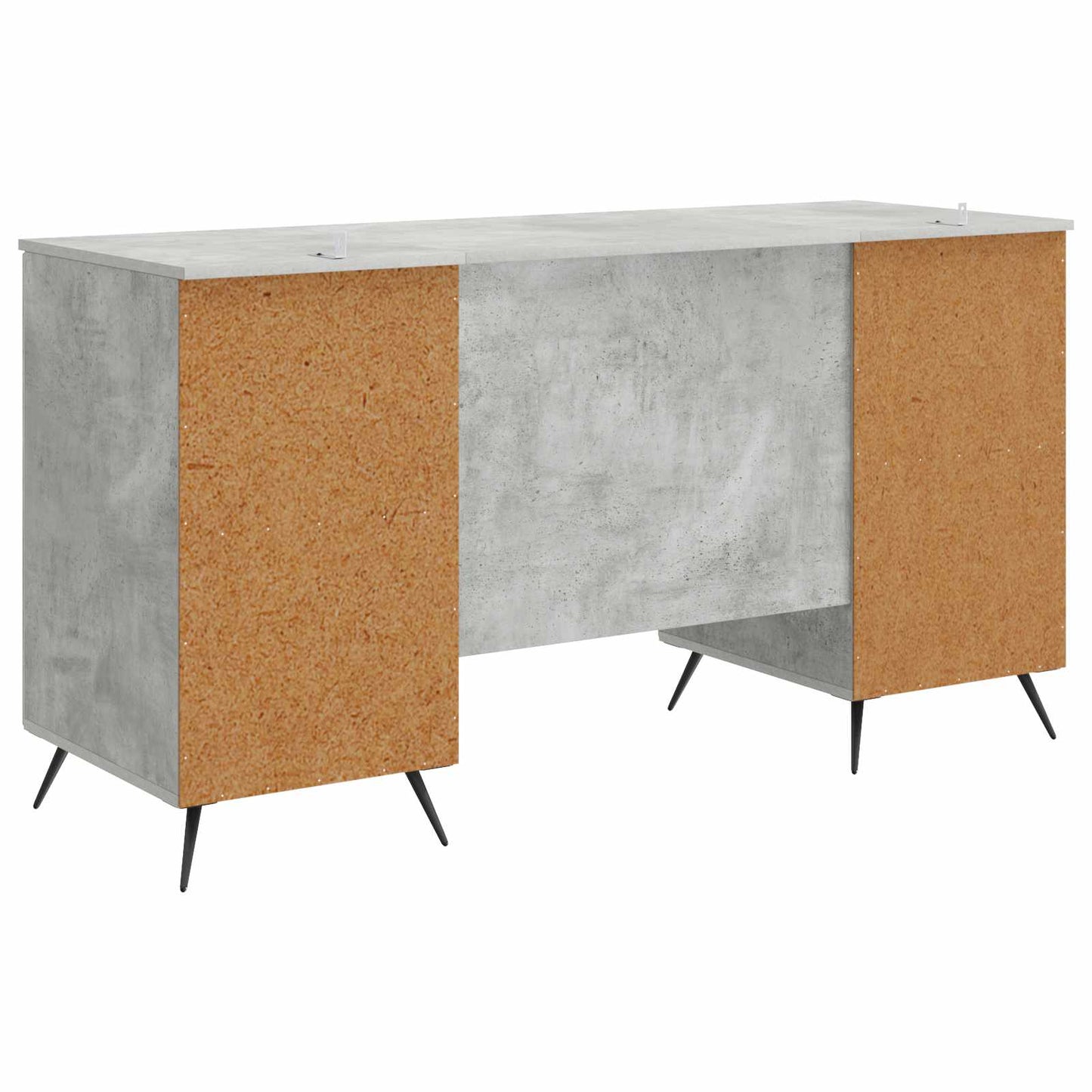 Bord Betongrå 142,5 x 50 x 75 cm Konstrueret træ