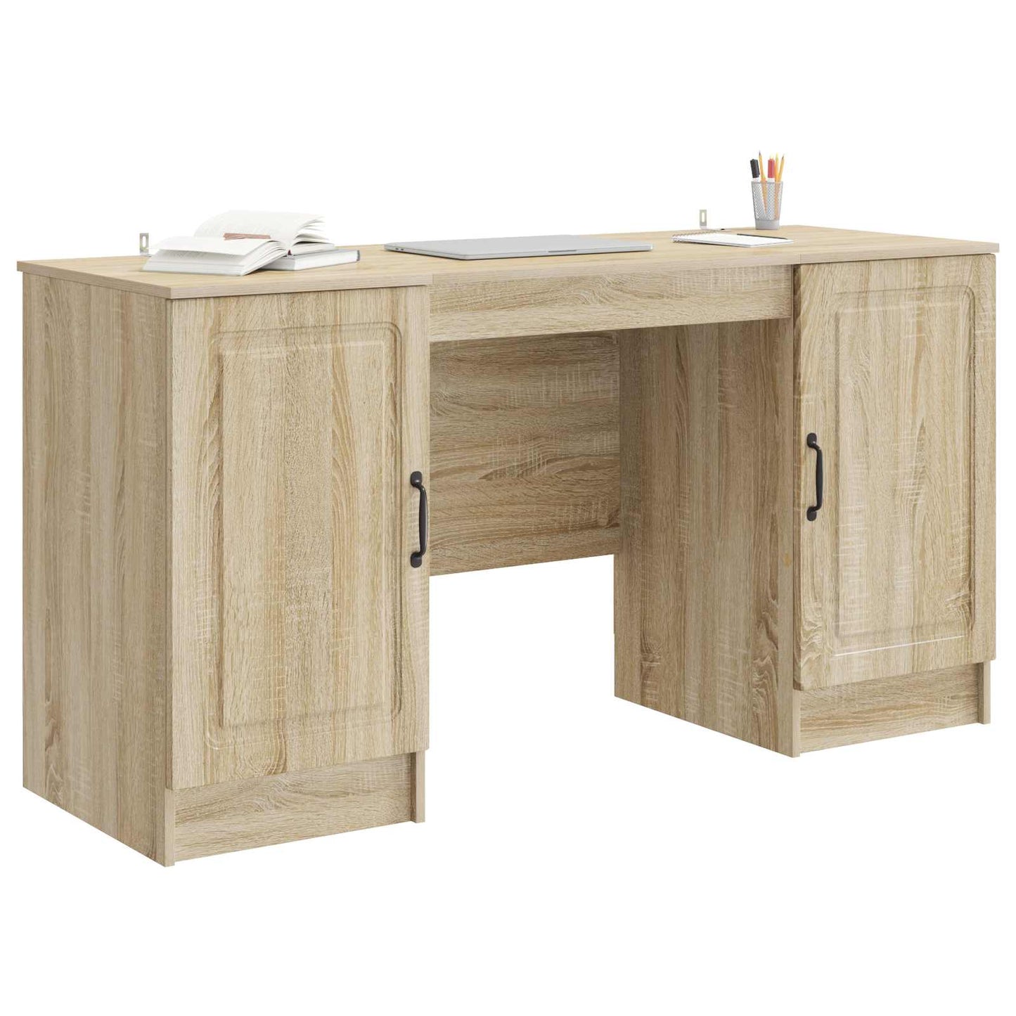 Bord Sonoma-eg 142,5 x 50 x 75 cm Konstrueret træ