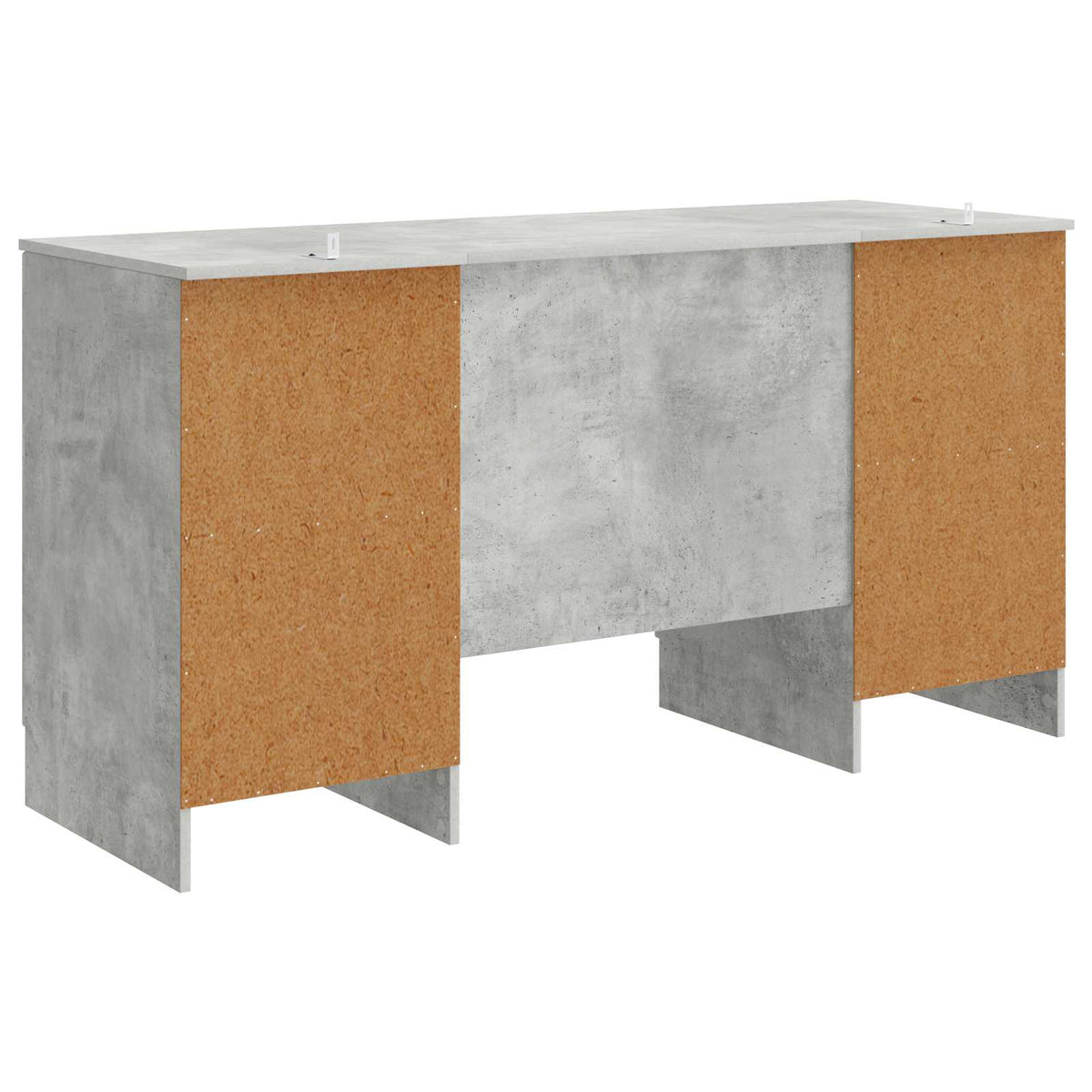 Bord Betongrå 142,5 x 50 x 75 cm Konstrueret træ