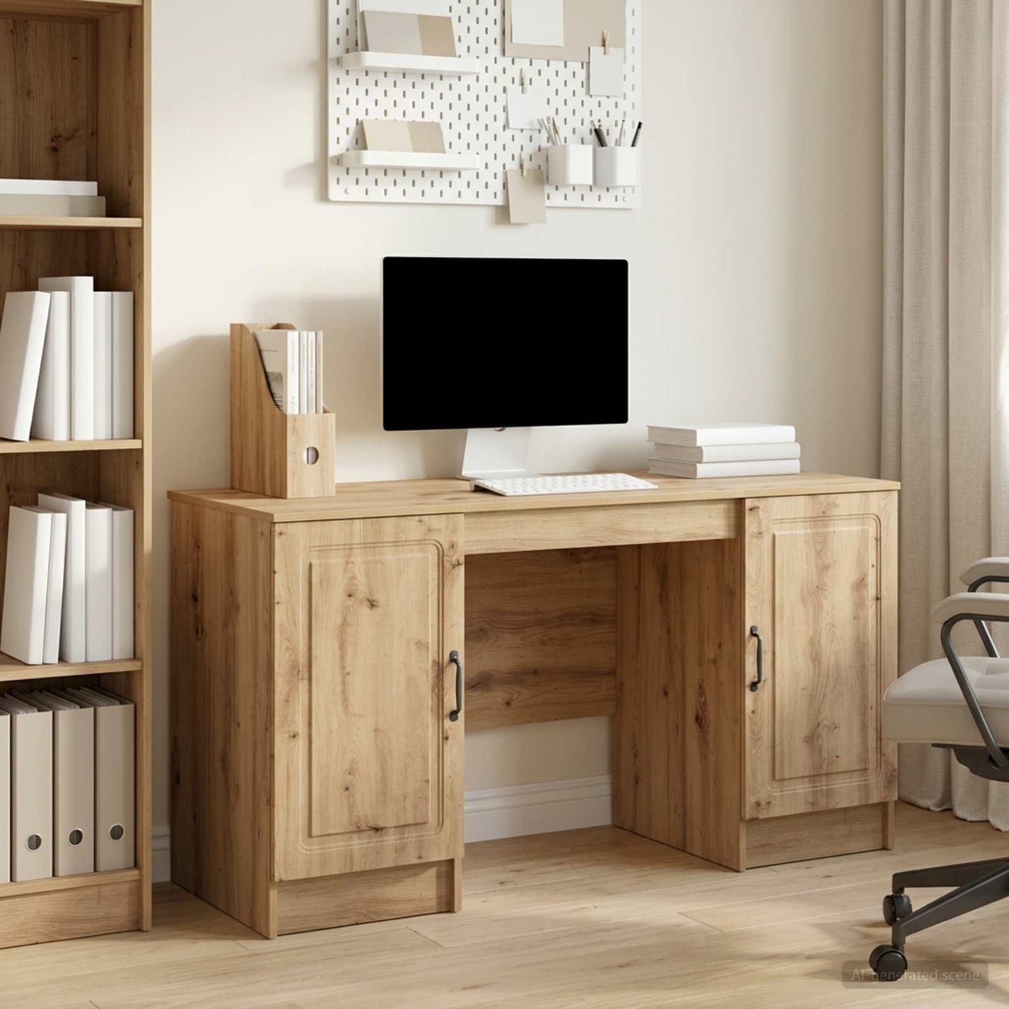 Bord Artisan-eg 142,5 x 50 x 75 cm Konstrueret træ