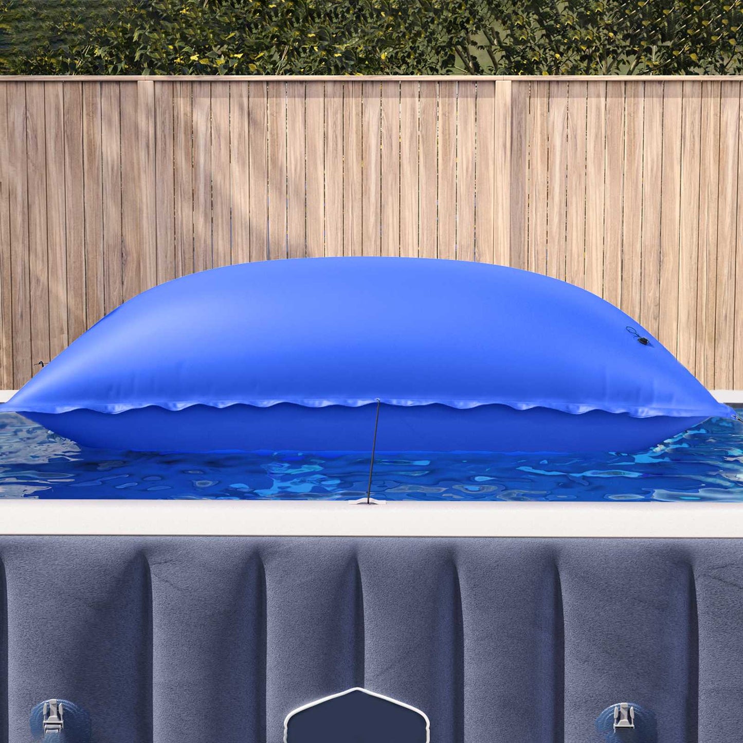 Vinter pool pude Blå 380 x 180 x 140 cm PVC