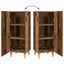 Sideboard Gammelt træ 34,5 x 34 x 90 cm Konstrueret træ