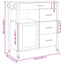 Køkkenvogn MONZA Sort 84 x 40 x 88,5 cm Massivt fyrretræ