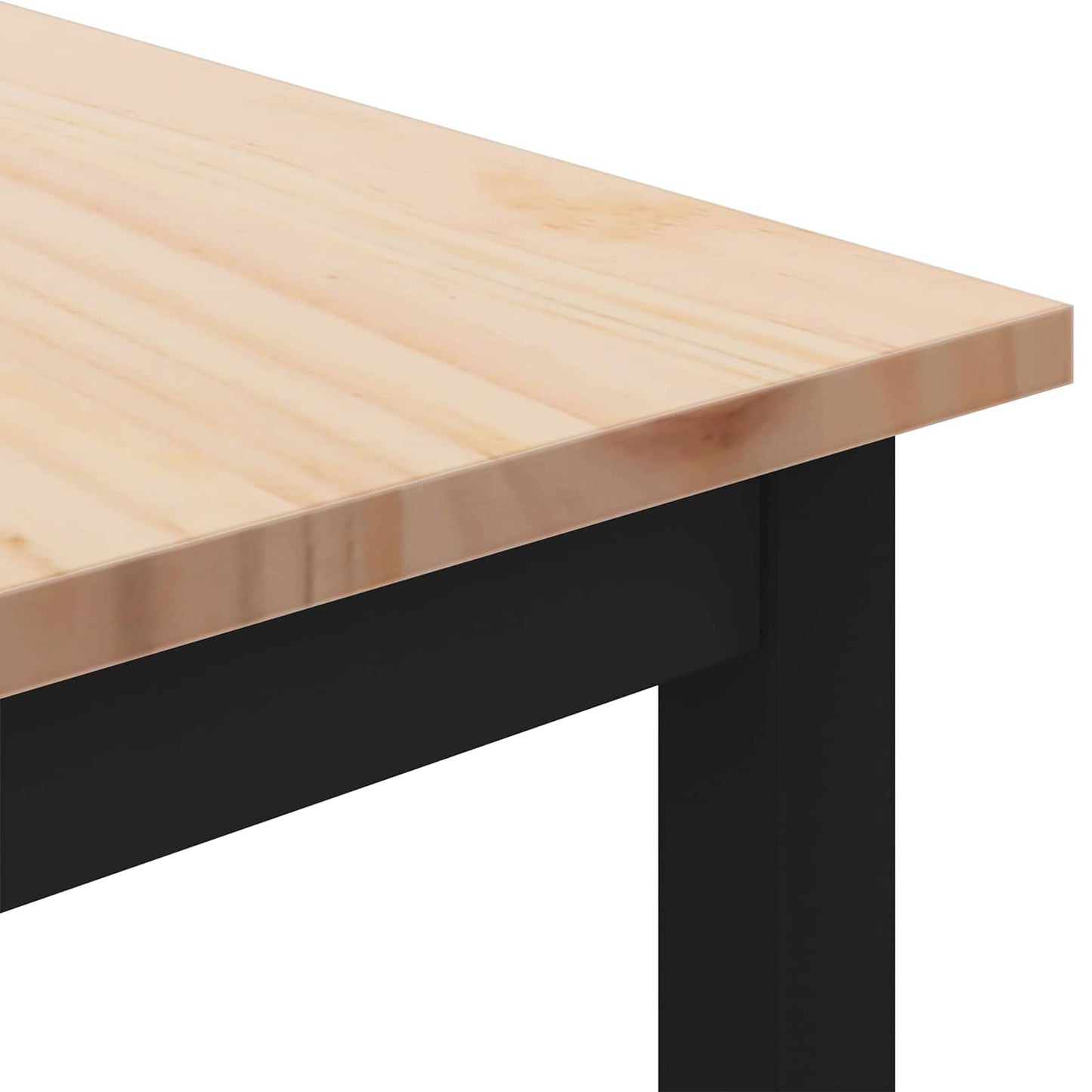Sofabord Naturfarvet 40 x 40 x 36 cm Massiv fyrretræ