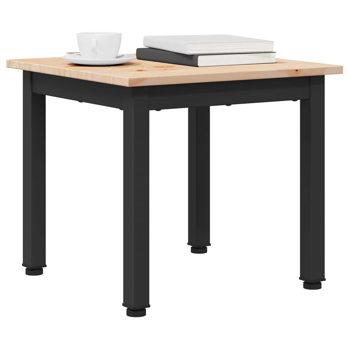 Sofabord Naturfarvet 40 x 40 x 36 cm Massiv fyrretræ