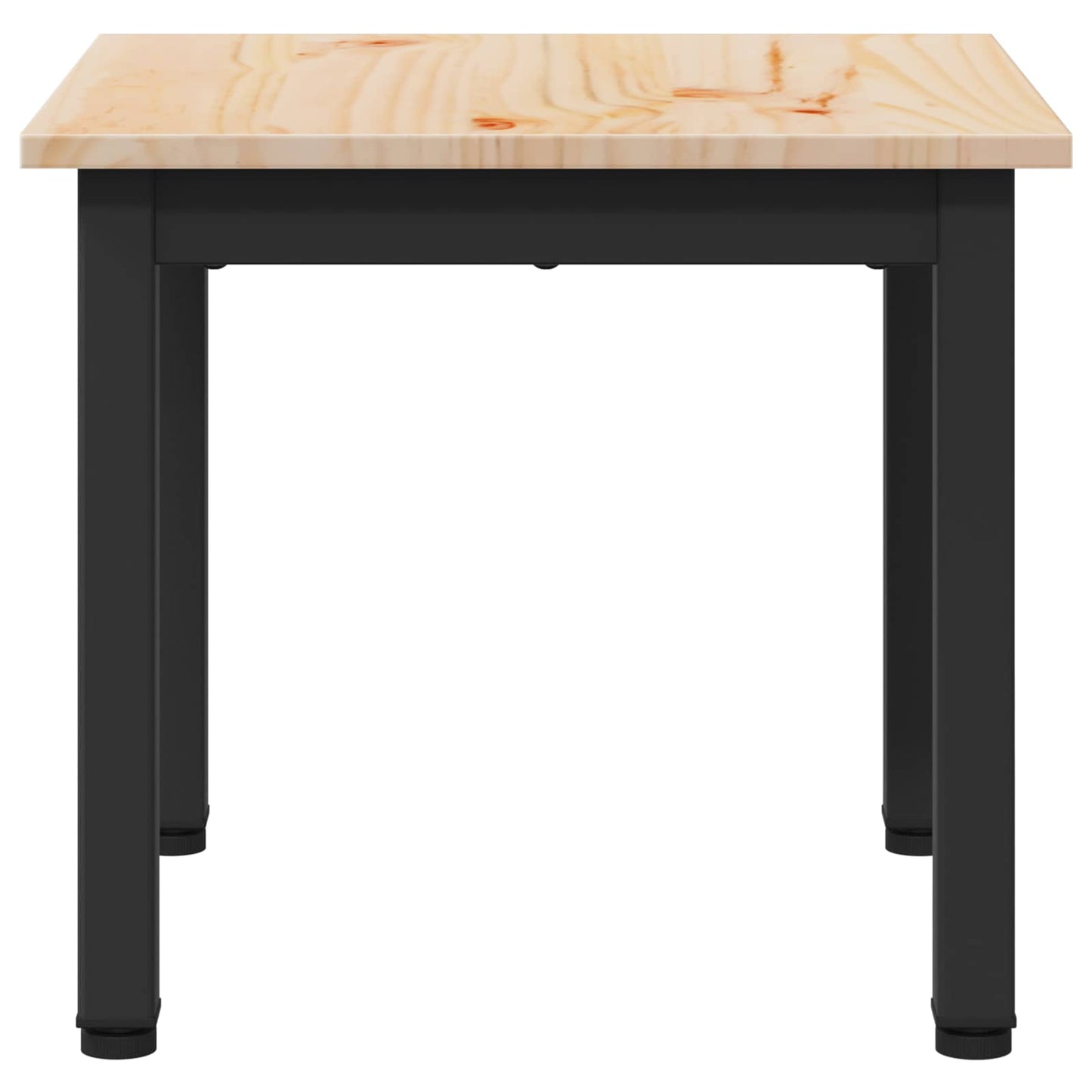 Sofabord Naturfarvet 40 x 40 x 36 cm Massiv fyrretræ