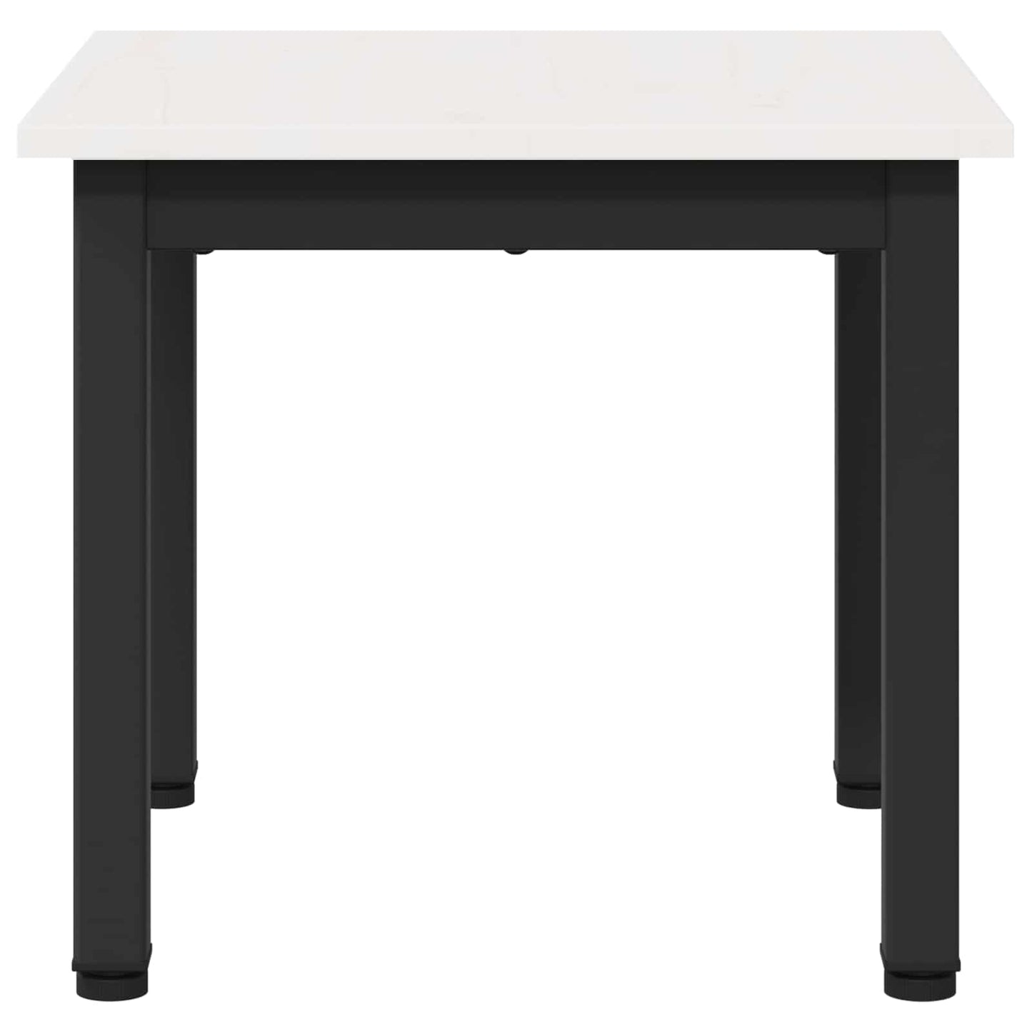 Sofabord Hvid 40 x 40 x 36 cm Massiv fyrretræ