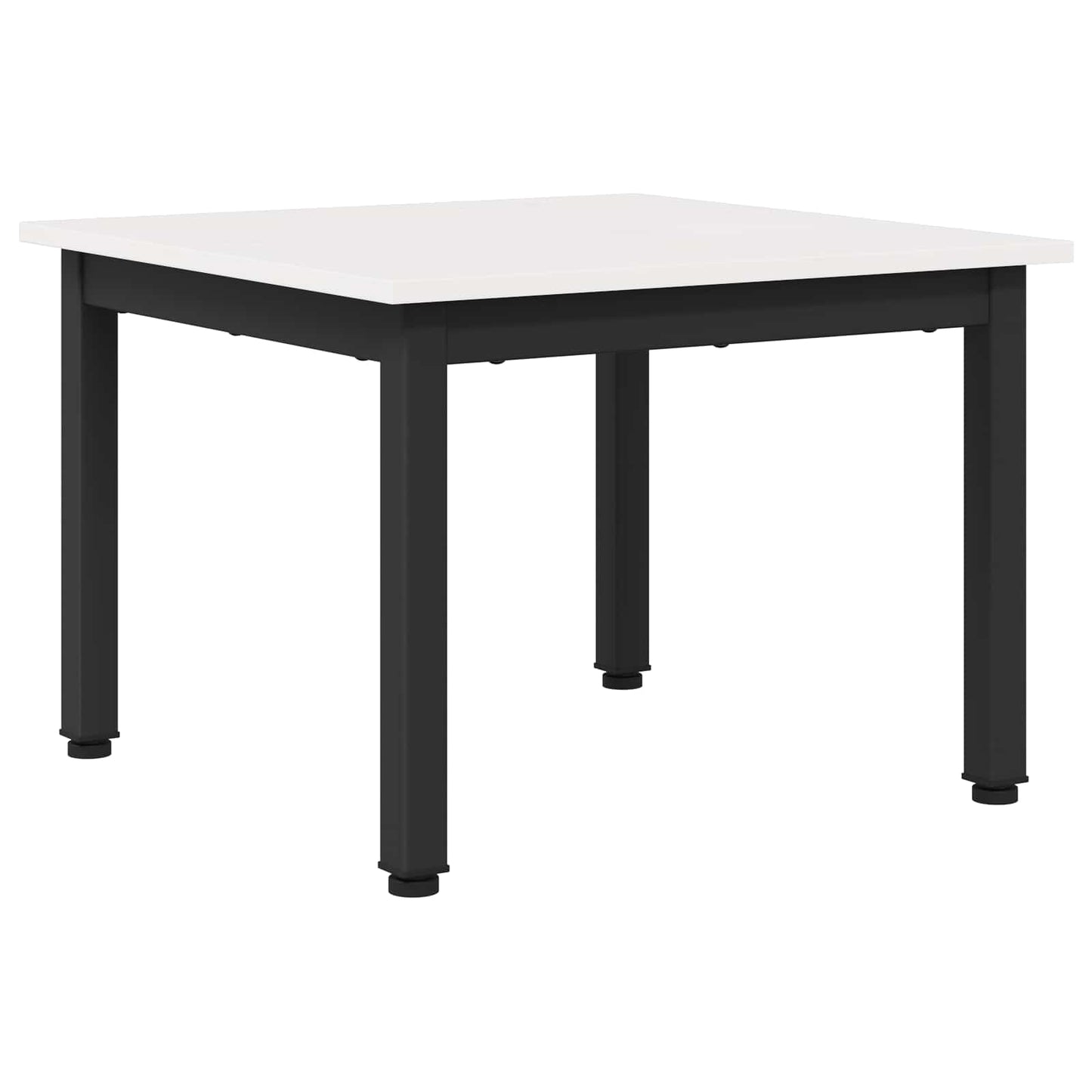 Sofabord Hvid 50 x 50 x 36 cm Massiv fyrretræ