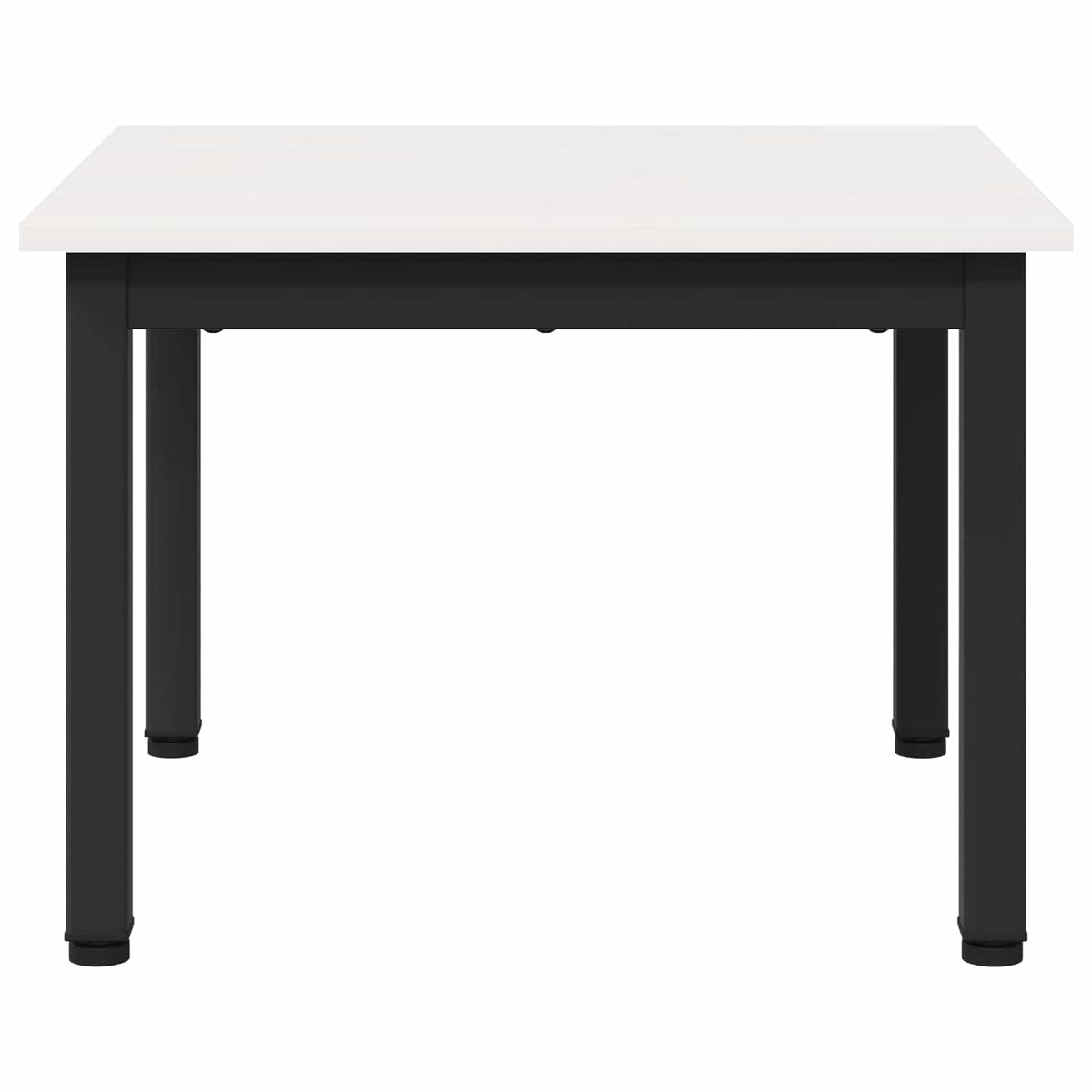 Sofabord Hvid 50 x 50 x 36 cm Massiv fyrretræ