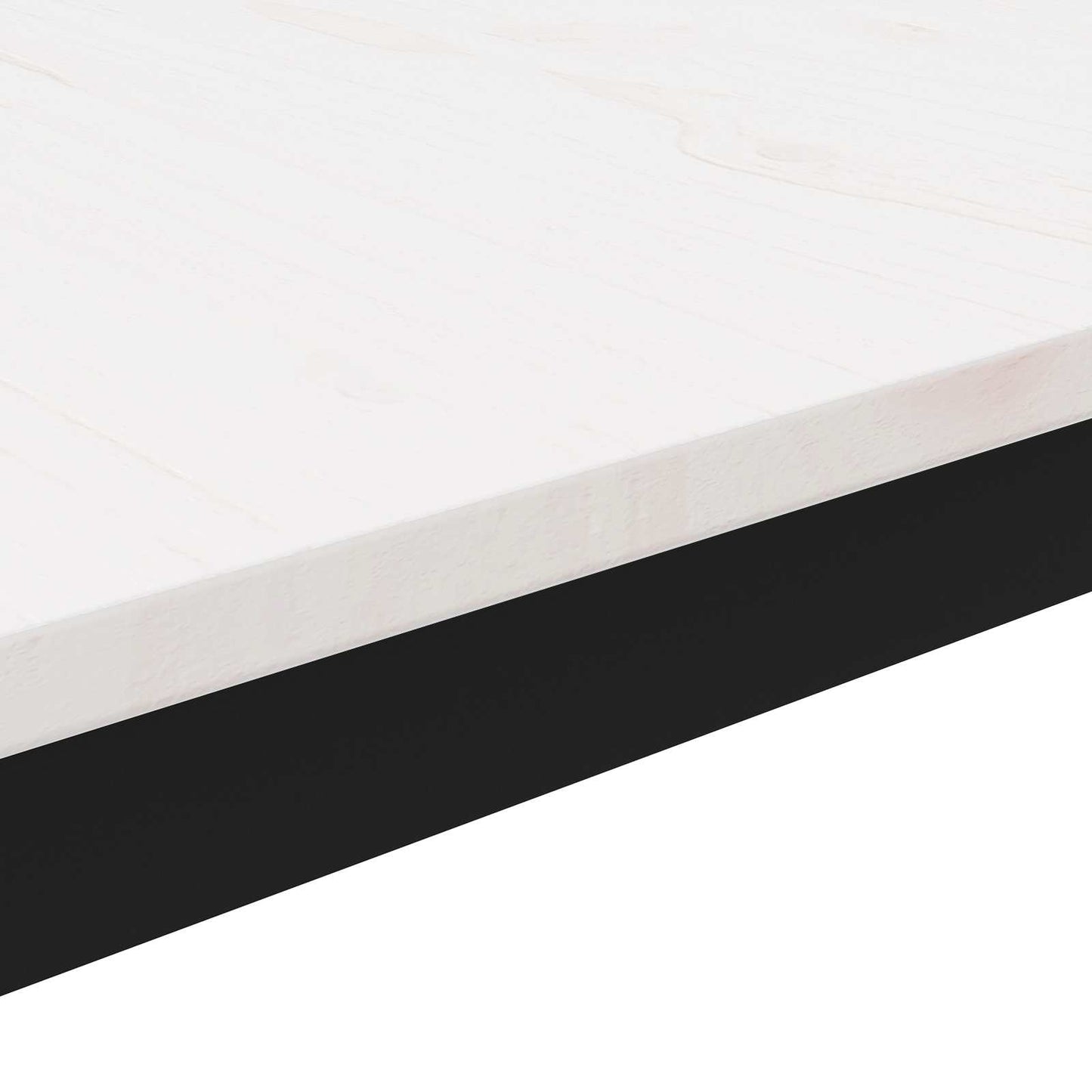 Sofabord Hvid 60 x 30 x 36 cm Massiv fyrretræ