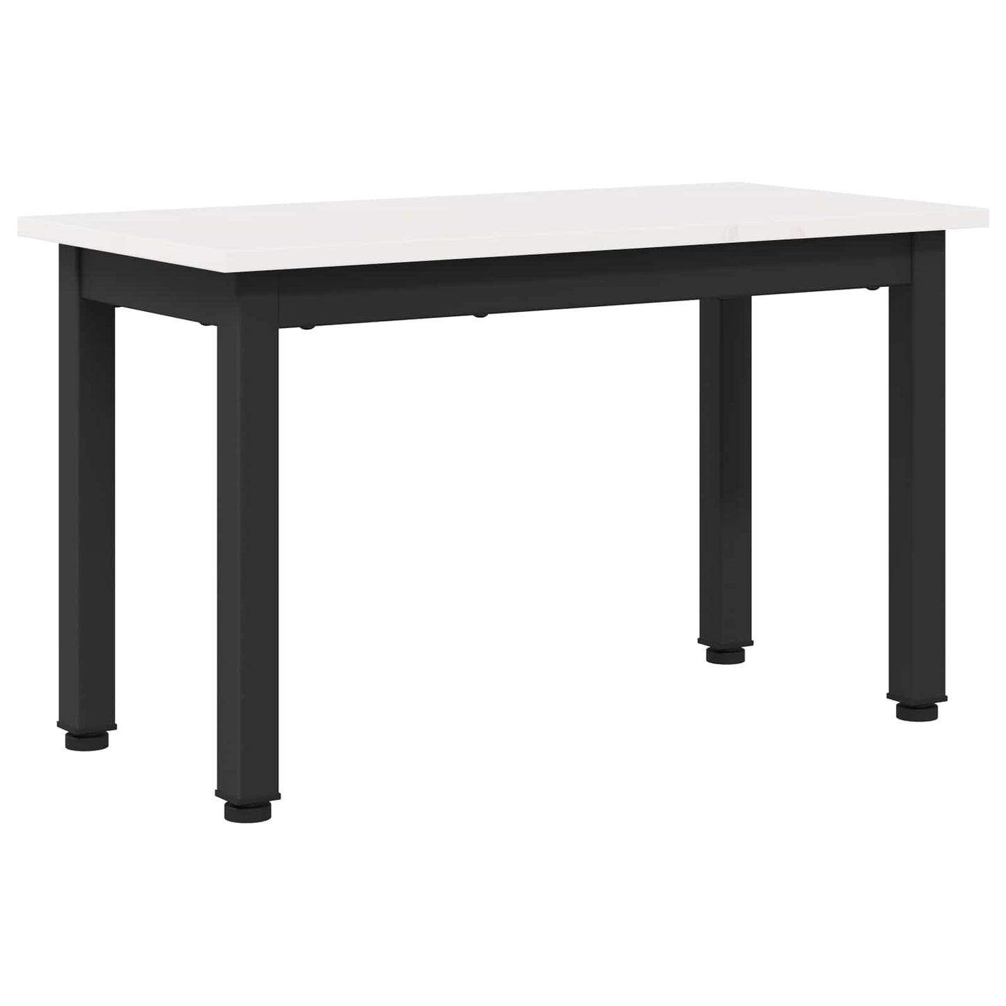 Sofabord Hvid 60 x 30 x 36 cm Massiv fyrretræ