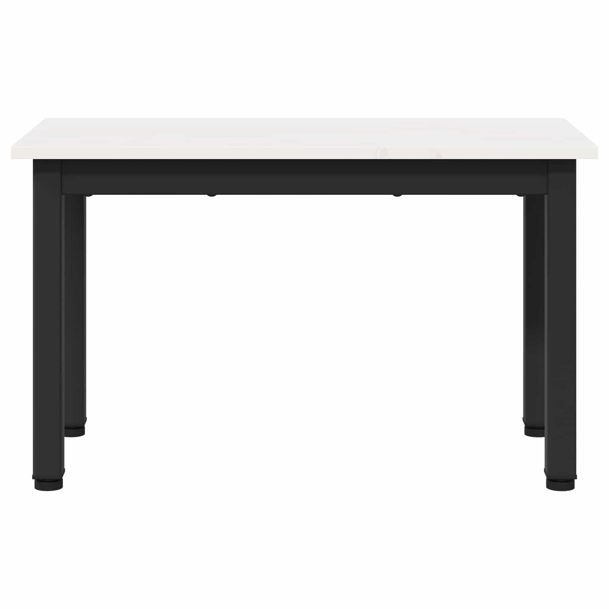 Sofabord Hvid 60 x 30 x 36 cm Massiv fyrretræ