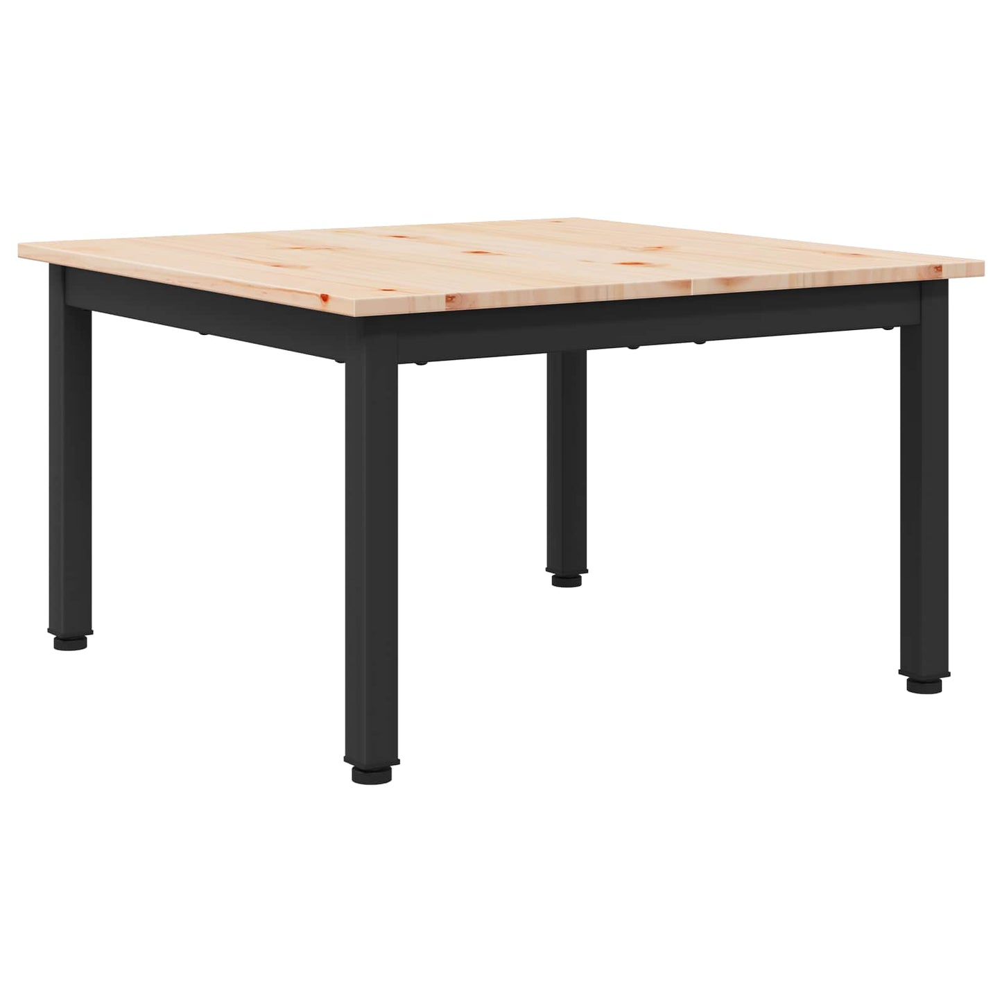 Sofabord Naturfarvet 60 x 60 x 36 cm Massiv fyrretræ