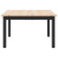 Sofabord Naturfarvet 60 x 60 x 36 cm Massiv fyrretræ