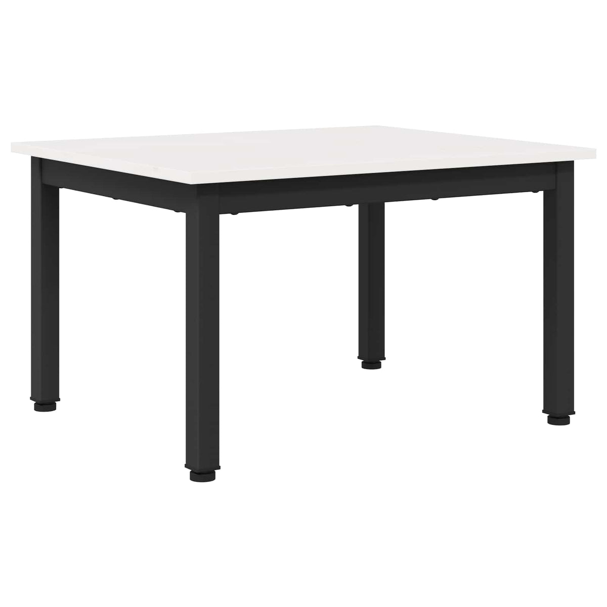 Sofabord Hvid 60 x 50 x 36 cm Massiv fyrretræ