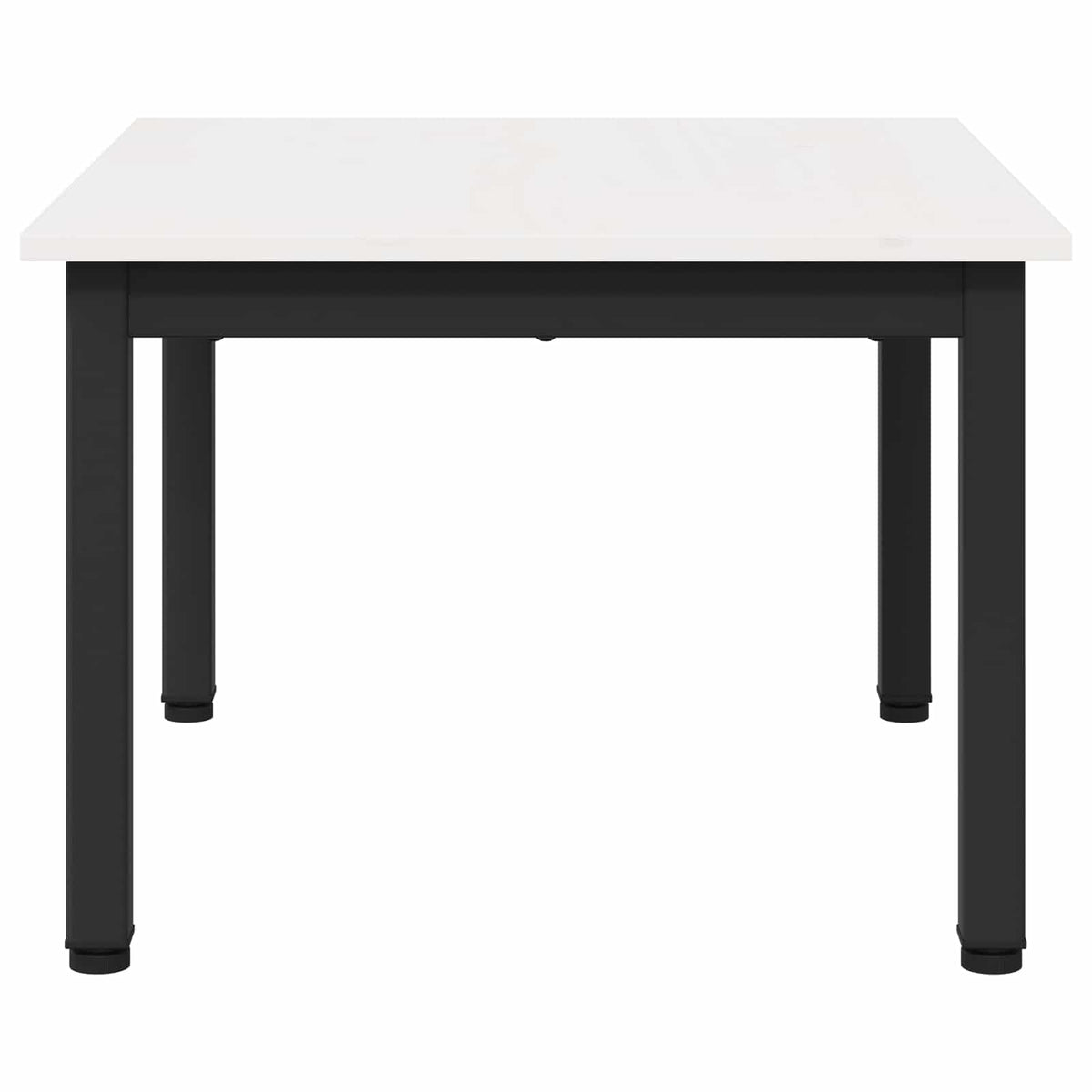 Sofabord Hvid 60 x 50 x 36 cm Massiv fyrretræ