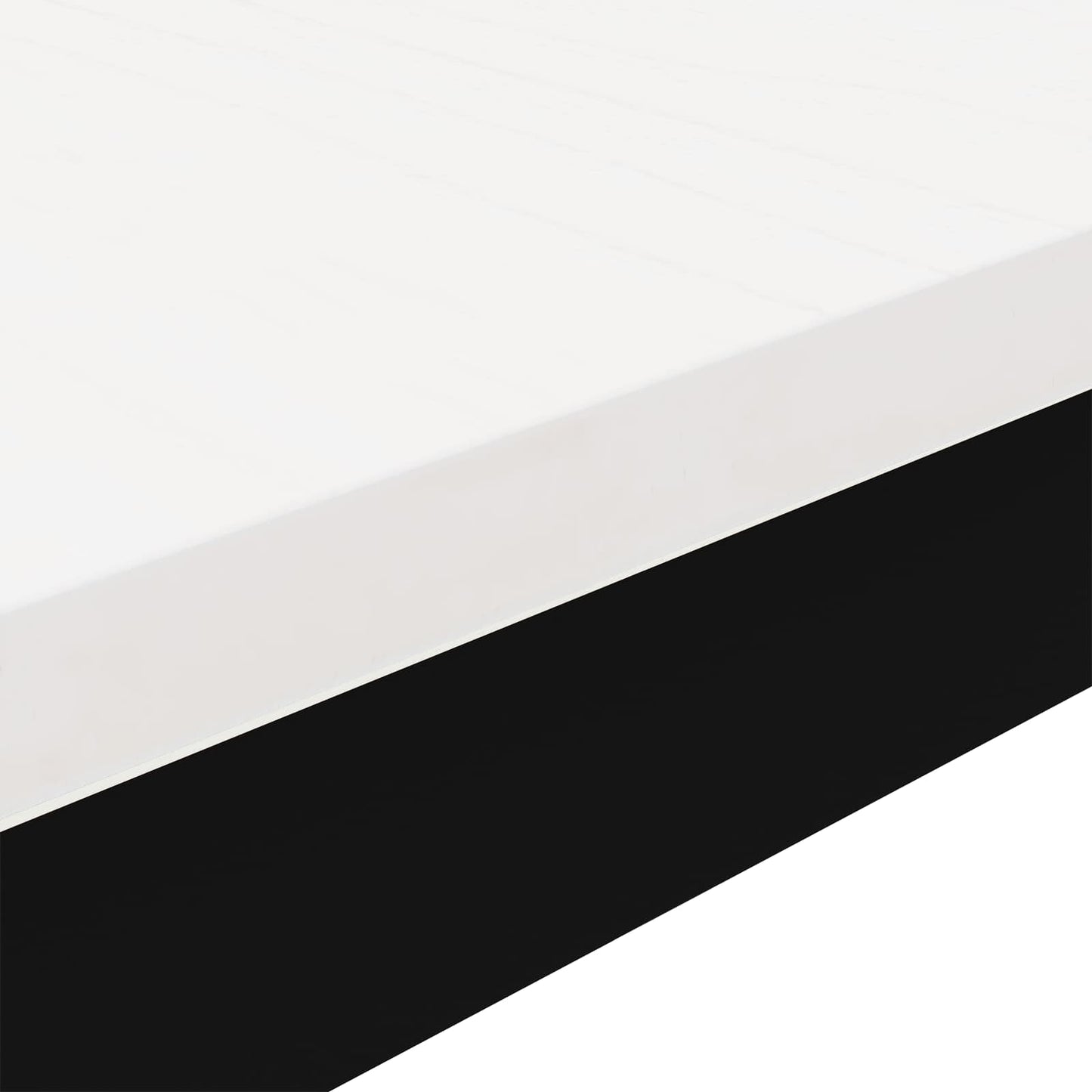 Sofabord Hvid 70 x 50 x 36 cm Massiv fyrretræ