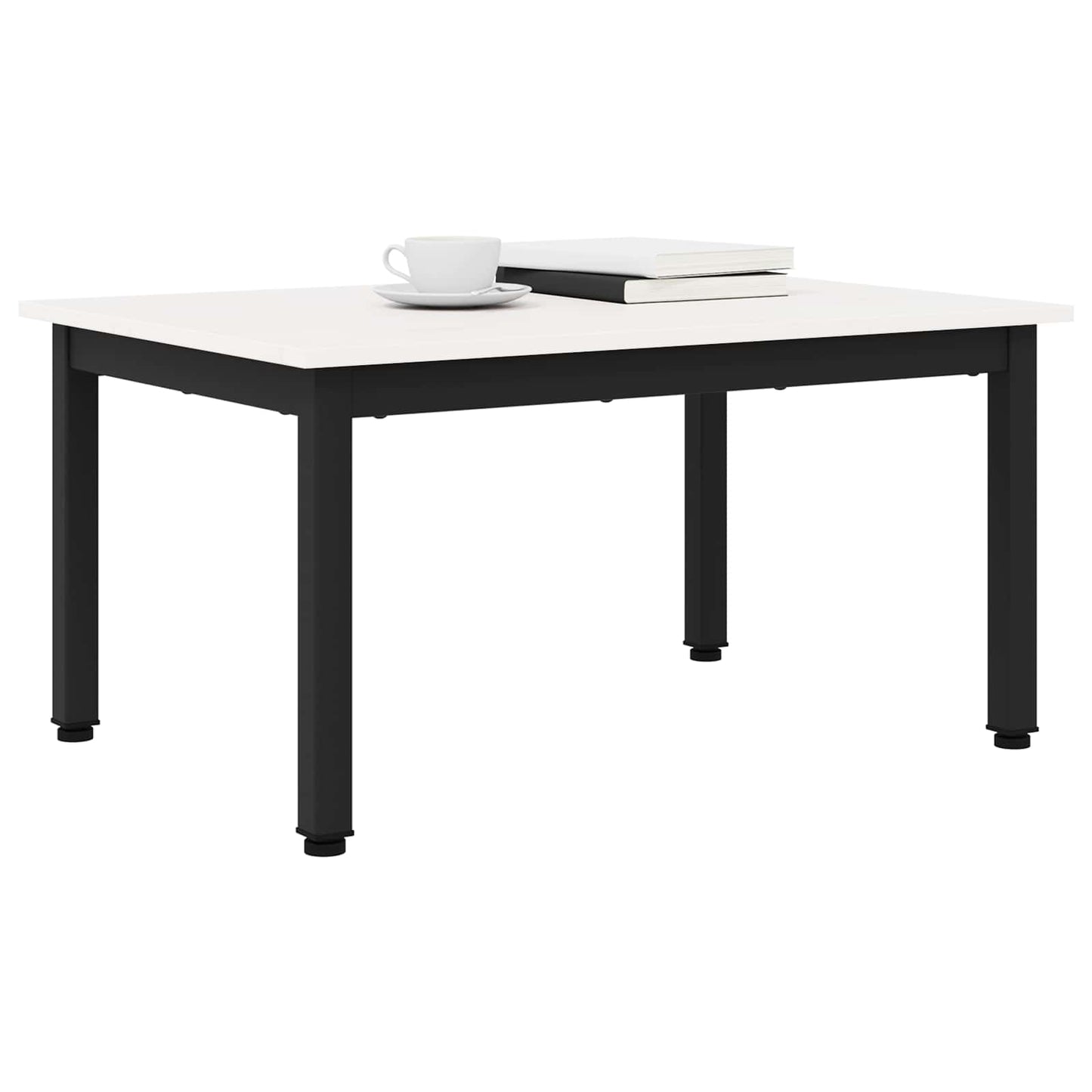 Sofabord Hvid 70 x 50 x 36 cm Massiv fyrretræ