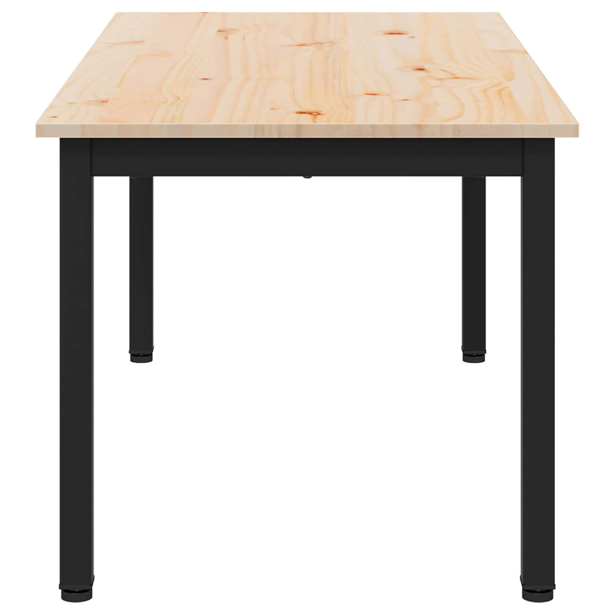 Sofabord Naturfarvet 100 x 50 x 45 cm Massiv fyrretræ