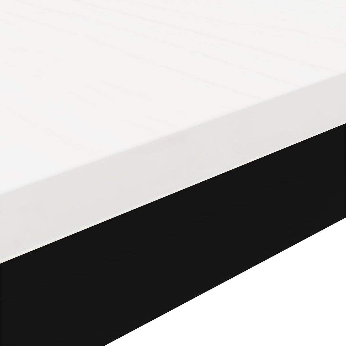 Sofabord Hvid 100 x 50 x 45 cm Massiv fyrretræ