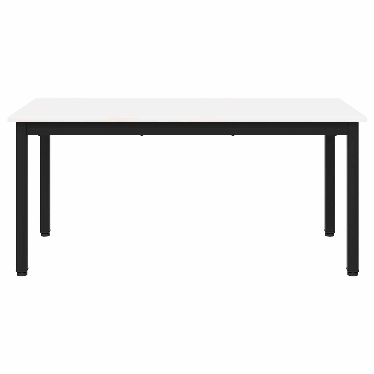 Sofabord Hvid 100 x 50 x 45 cm Massiv fyrretræ