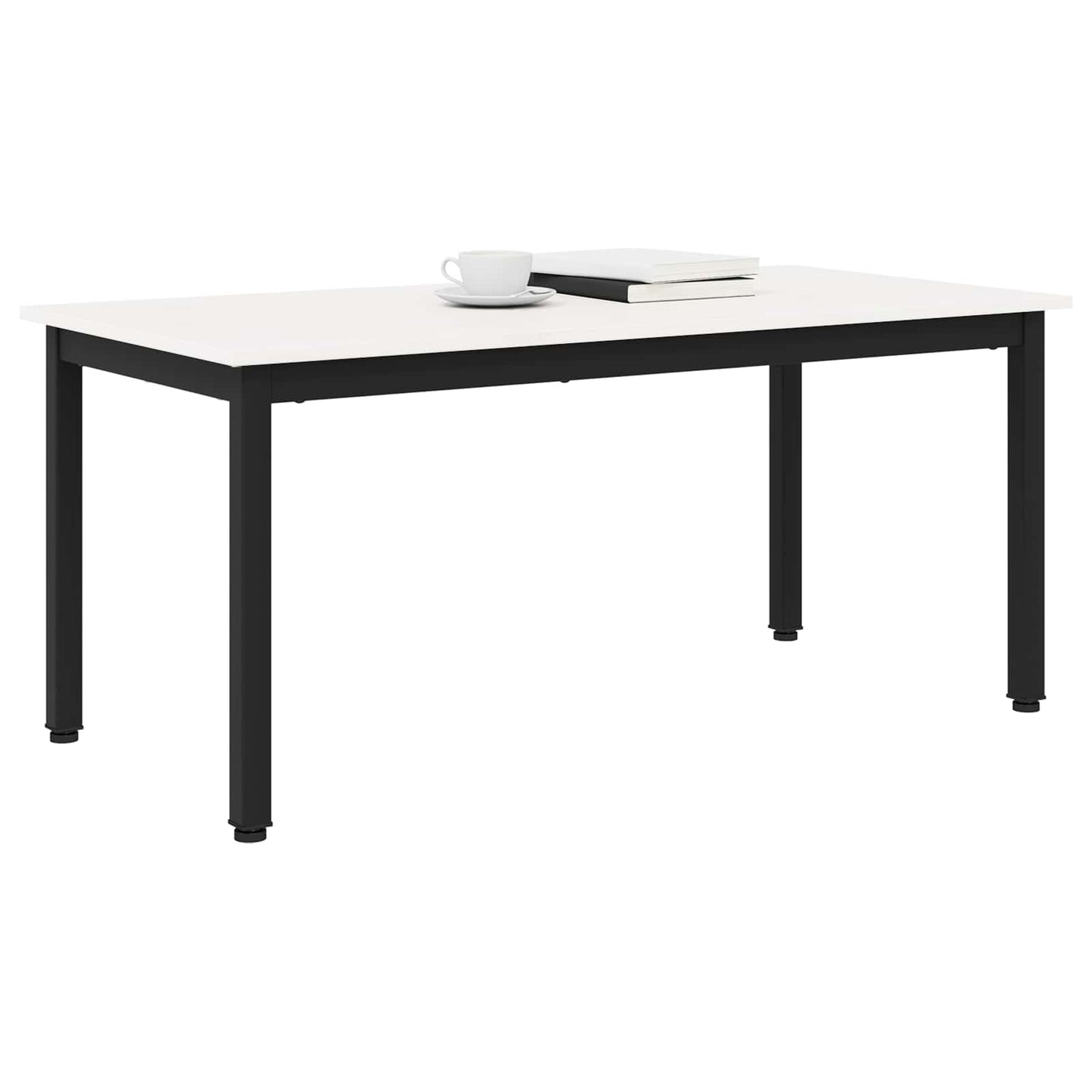 Sofabord Hvid 100 x 50 x 45 cm Massiv fyrretræ