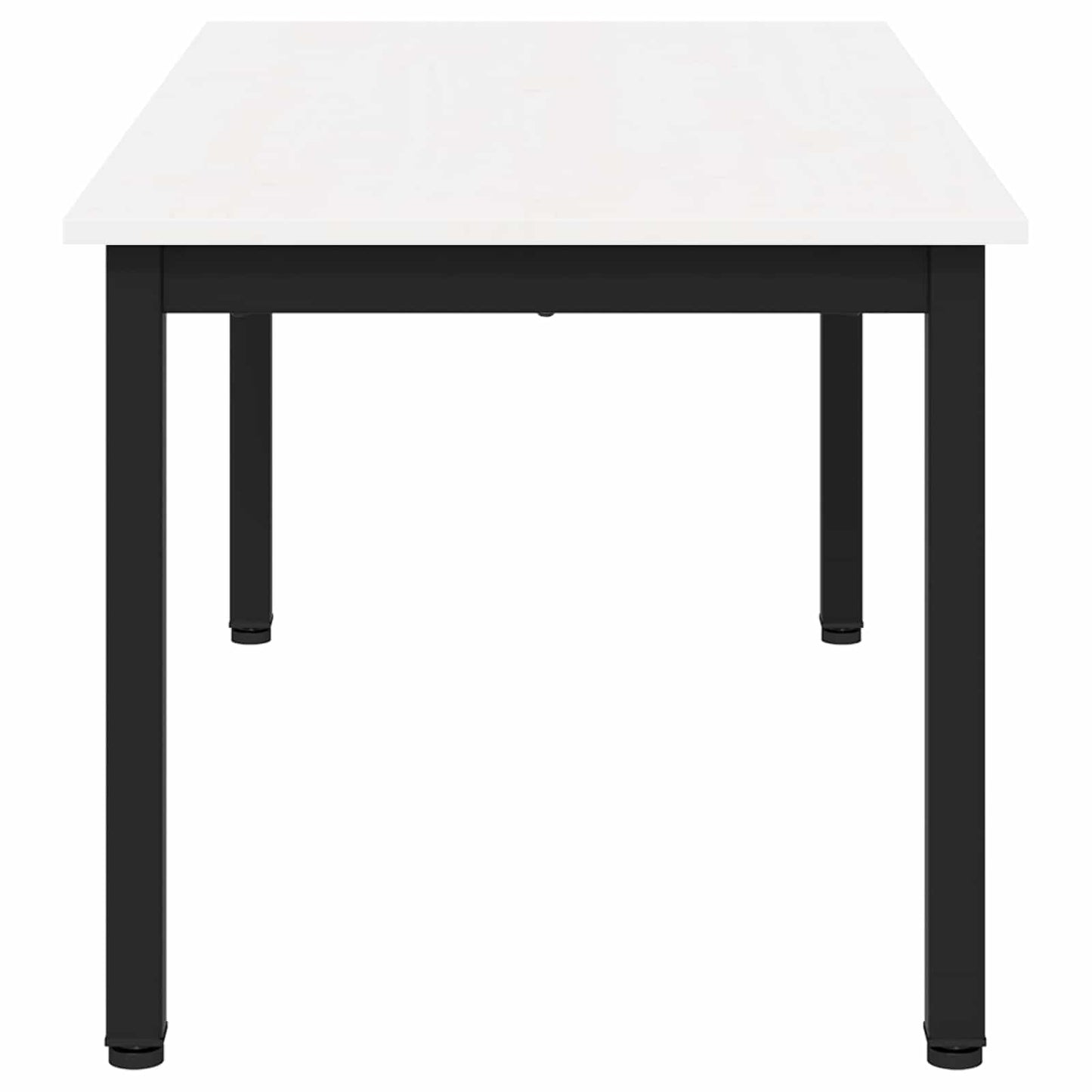 Sofabord Hvid 100 x 50 x 45 cm Massiv fyrretræ